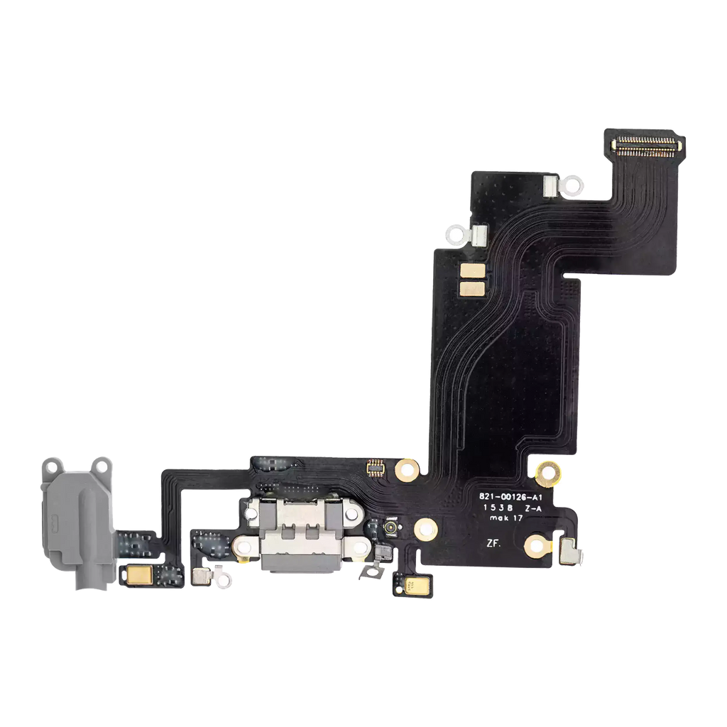 Charging Port Flex Cable for iPhone 6S Plus (Premium) (Space Gray)