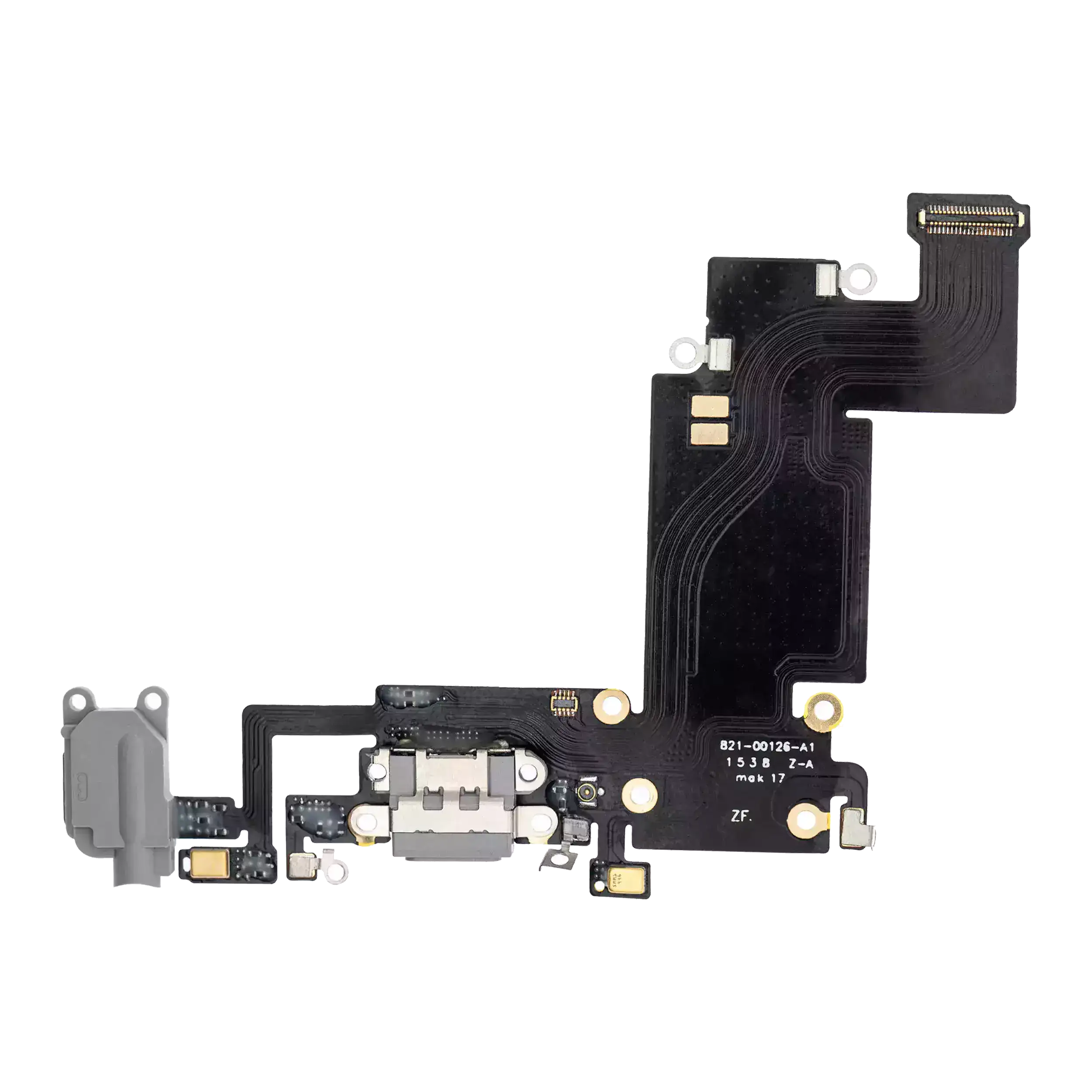 Charging Port Flex Cable for iPhone 6S Plus (Premium) (Space Gray)