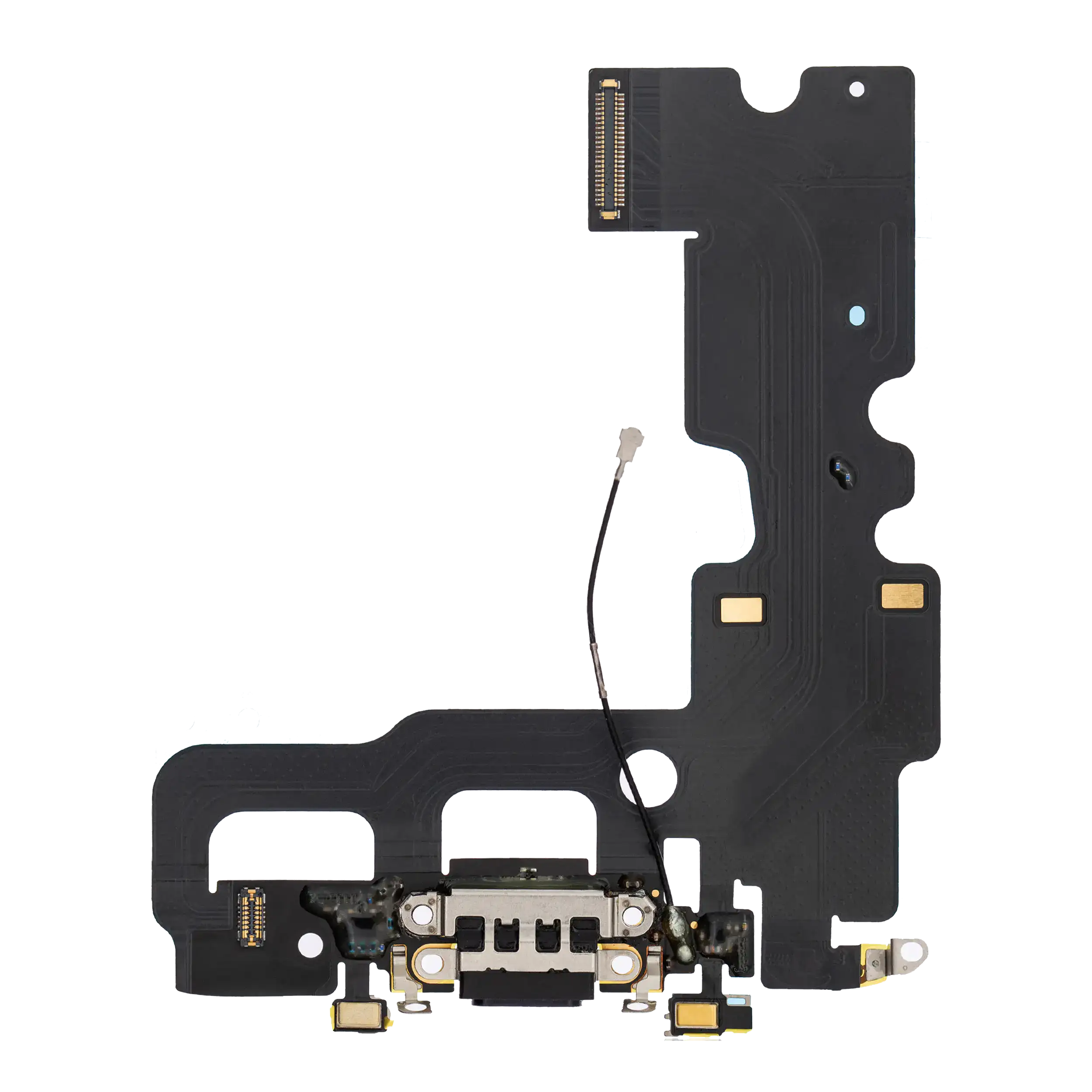 Ladebuchse-Flexkabel für iPhone 7 (Aftermarket) (Jet / Matte Black)