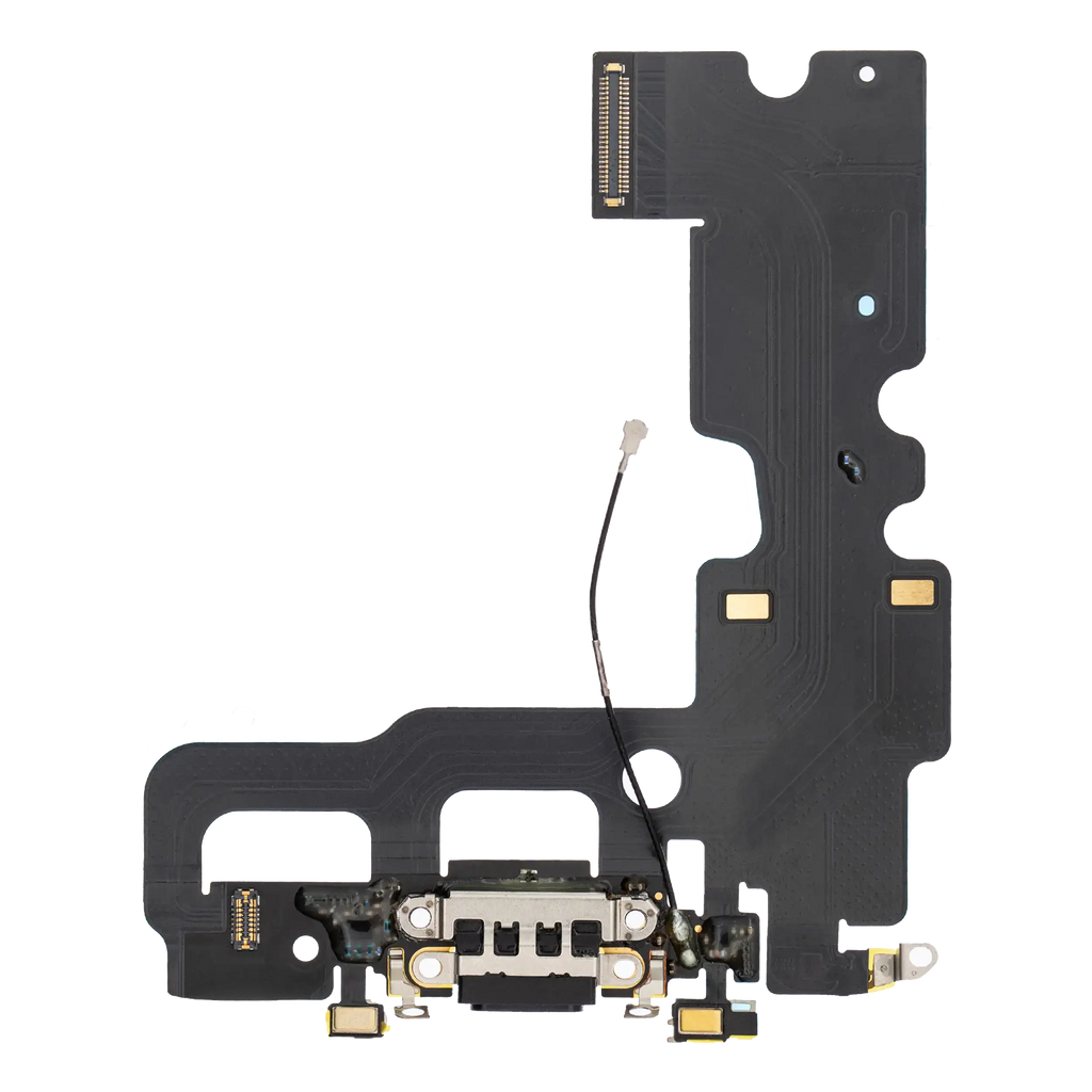 Ladebuchse-Flexkabel für iPhone 7 (Premium) (Jet / Matte Black)