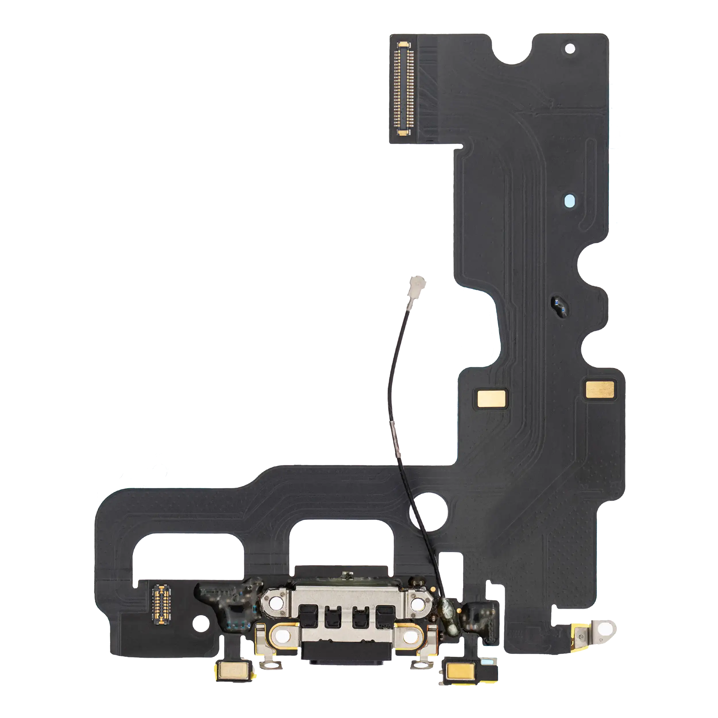 Ladebuchse-Flexkabel für iPhone 7 (Premium) (Jet / Matte Black)