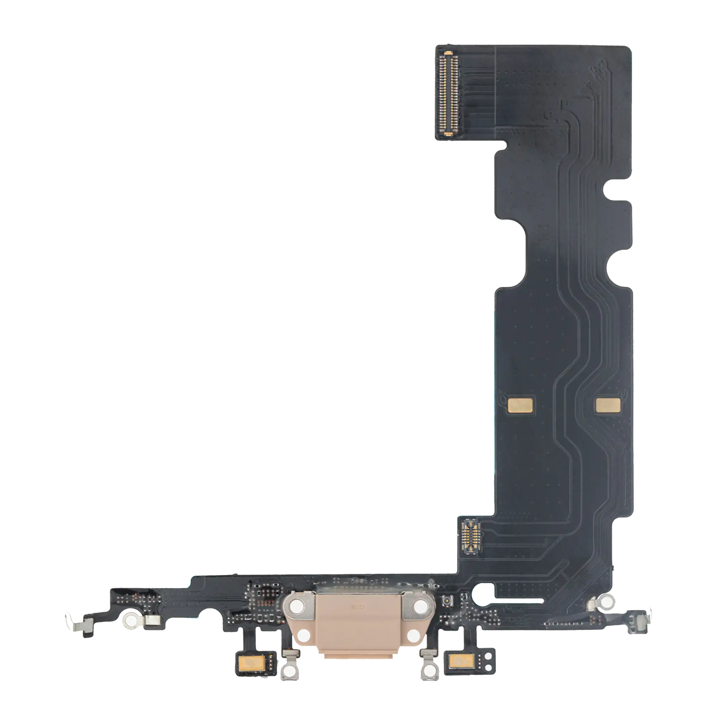 Charging Port Flex Cable for iPhone 8 Plus (Aftermarket) (Gold)