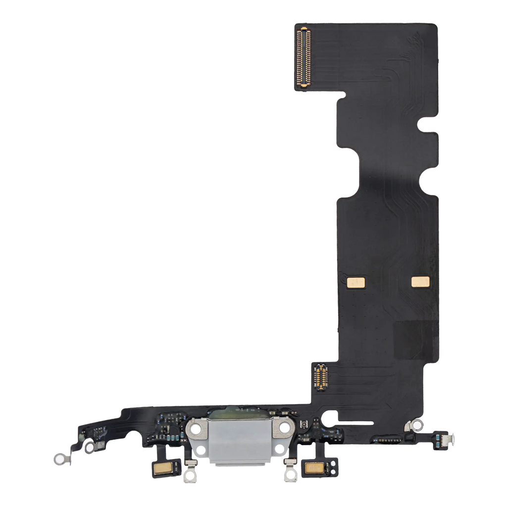 Charging Port Flex Cable for iPhone 8 Plus (Aftermarket) (Silver)