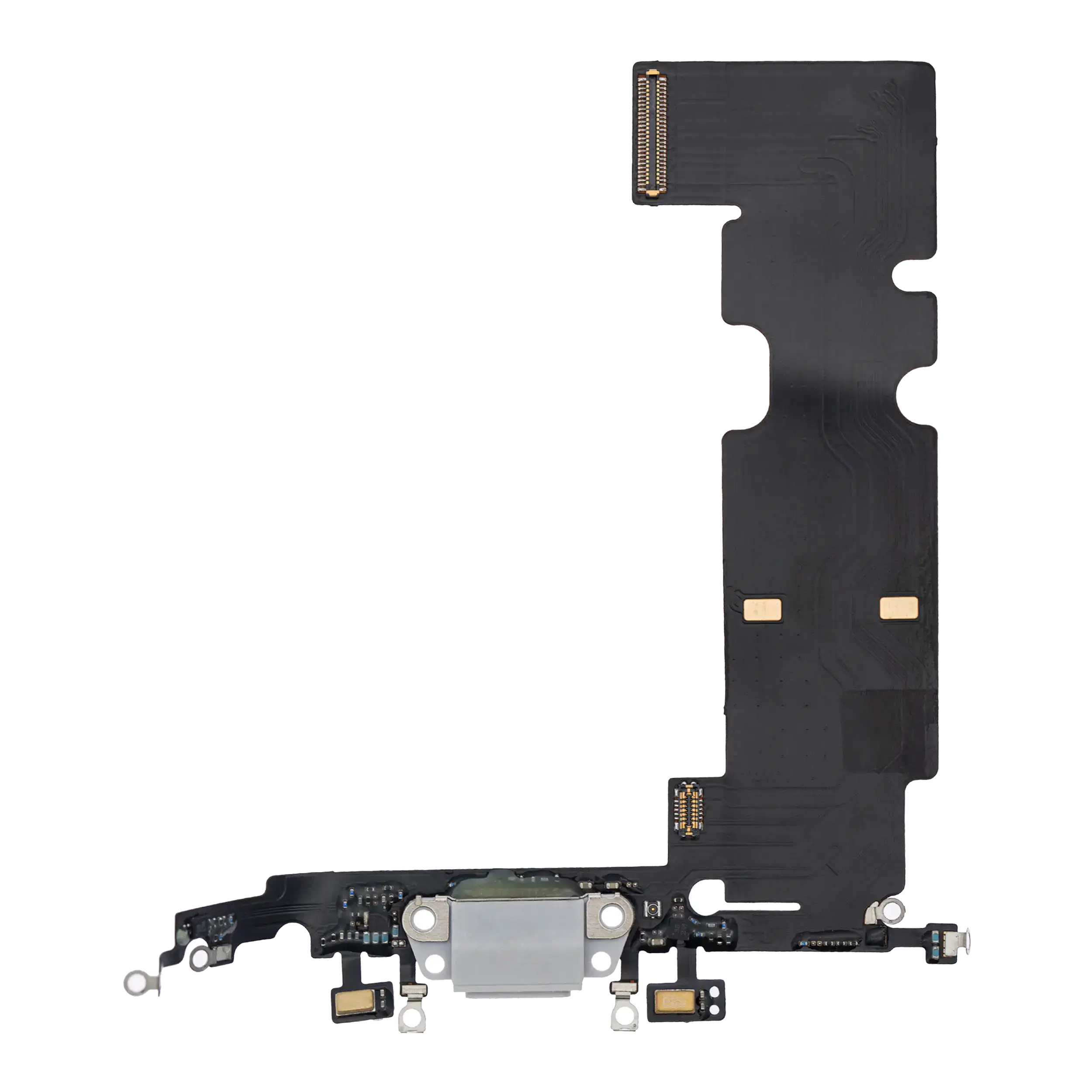 Charging Port Flex Cable for iPhone 8 Plus (Premium) (Silver)
