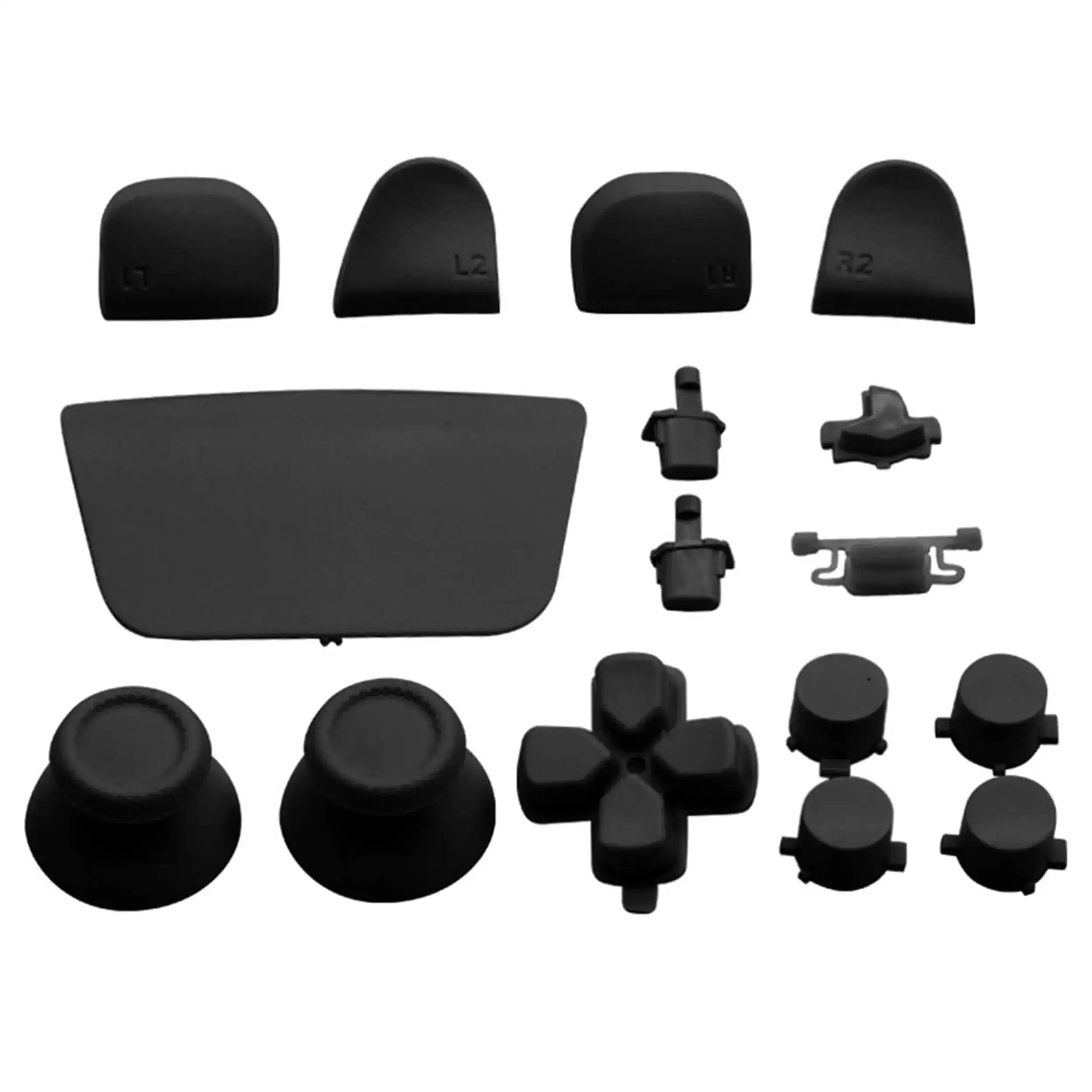 Sony PlayStation 5 Controller Button Set (16-piece, Midnight Black)