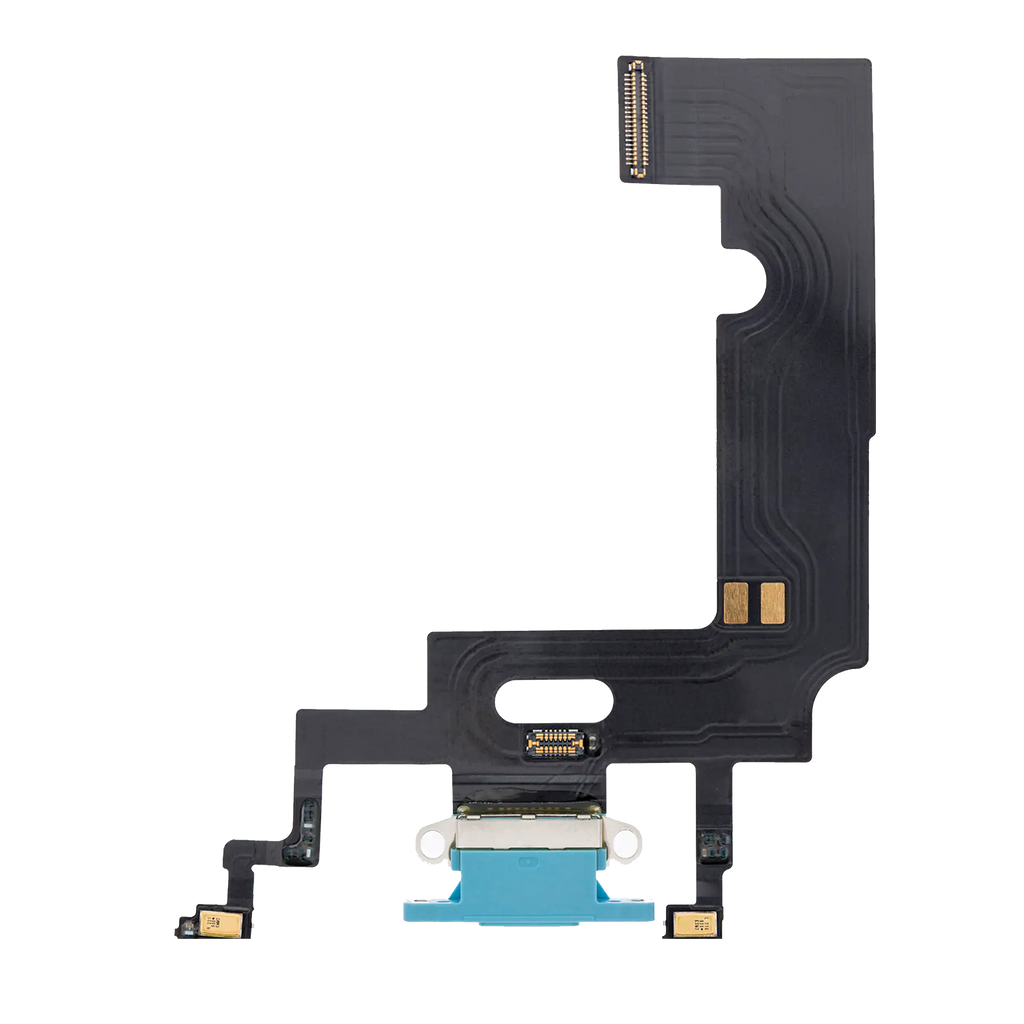 Ladebuchse-Flexkabel für iPhone XR (Aftermarket) (Blau)