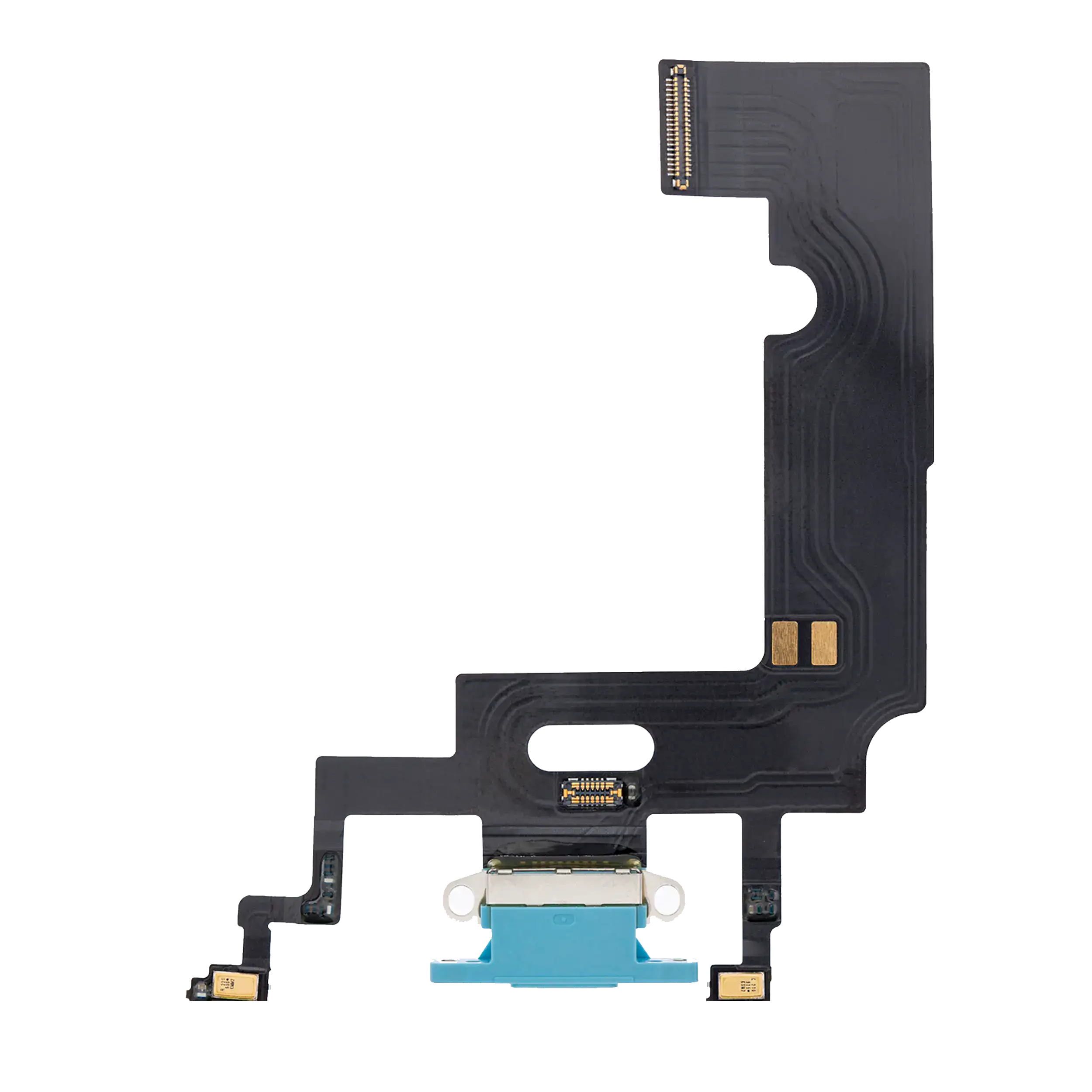 Ladebuchse-Flexkabel für iPhone XR (Aftermarket) (Blau)