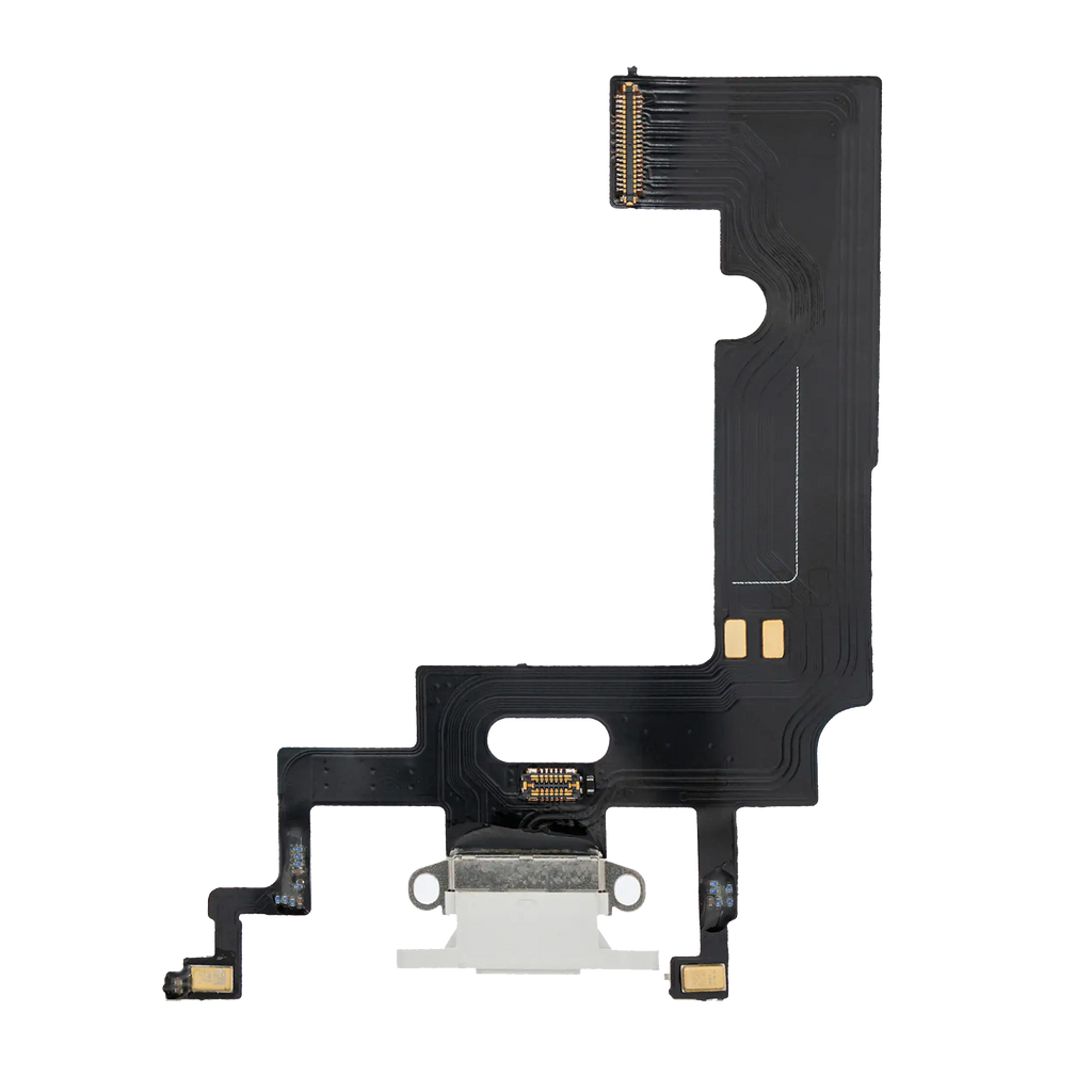 Ladebuchse-Flexkabel für iPhone XR (Aftermarket) (Weiß)