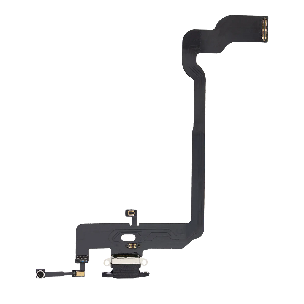 Ladebuchse-Flexkabel für iPhone XS (Aftermarket) (Space Grau)