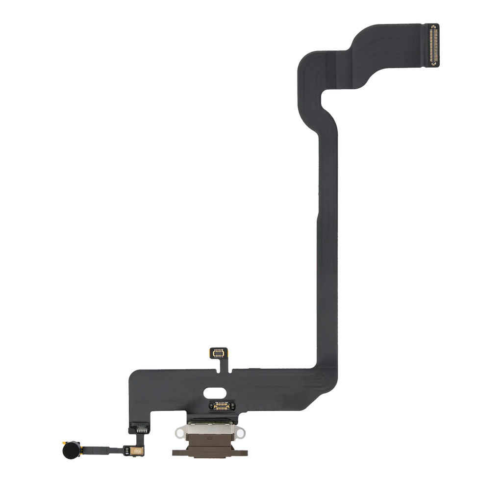 Charging Port Flex Cable for iPhone XS (Premium) (Gold)