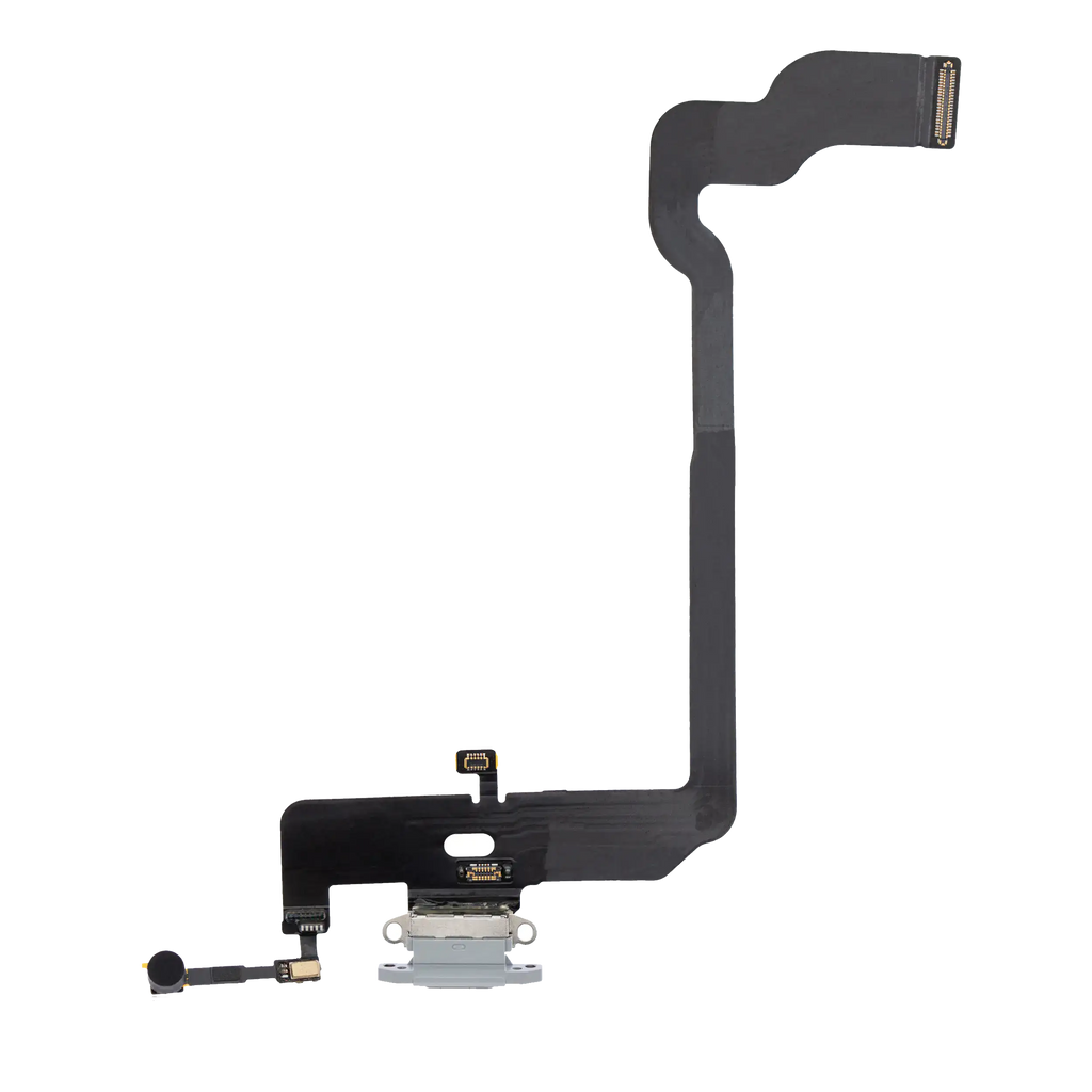 Charging Port Flex Cable for iPhone XS (Premium) (Silver)
