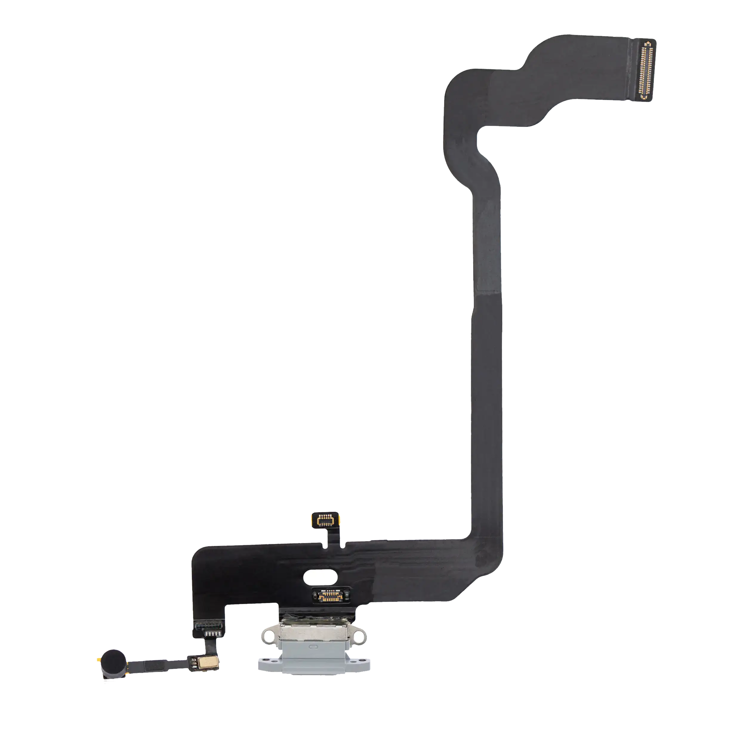 Charging Port Flex Cable for iPhone XS (Premium) (Silver)