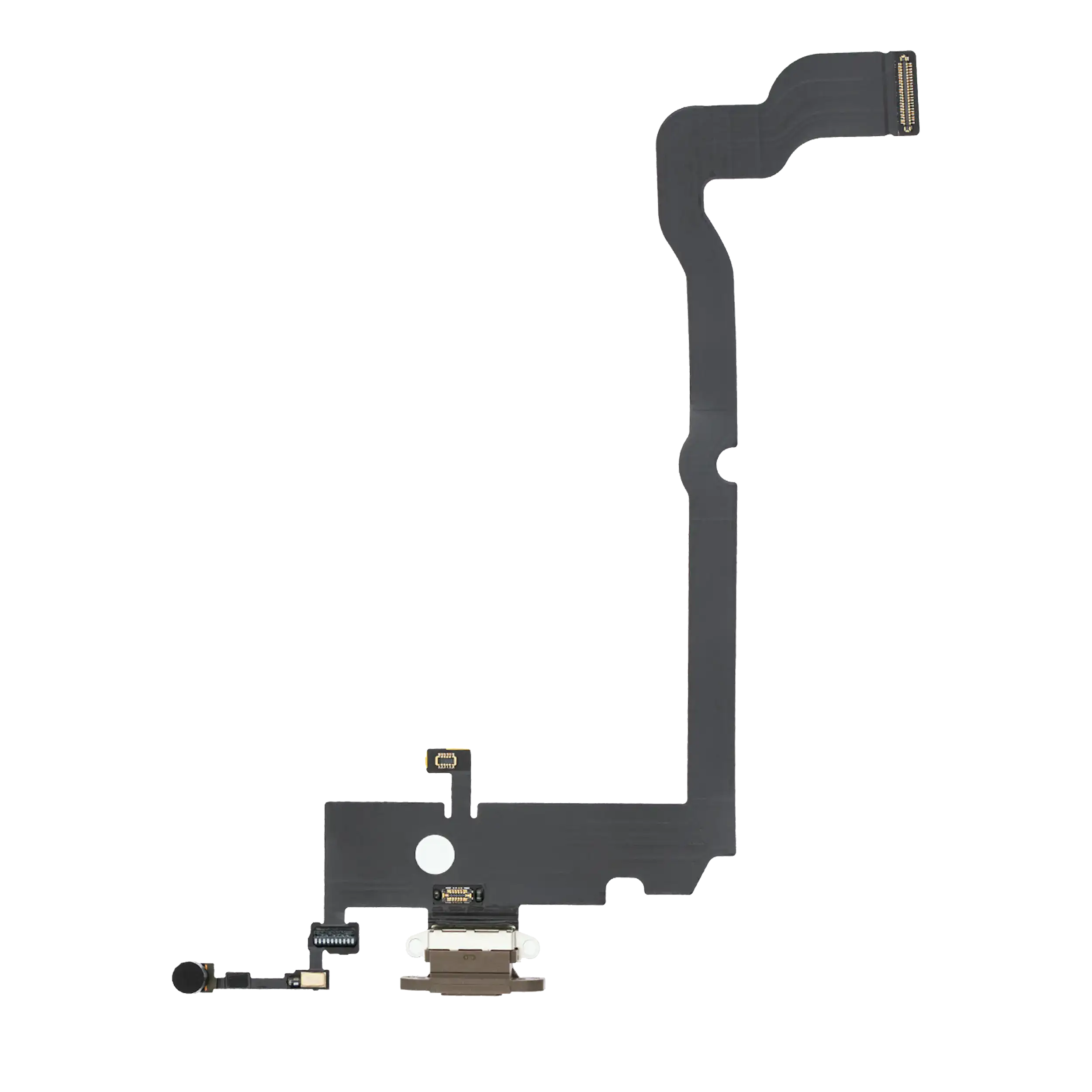 Charging Port Flex Cable for iPhone XS Max (Premium) (Gold)