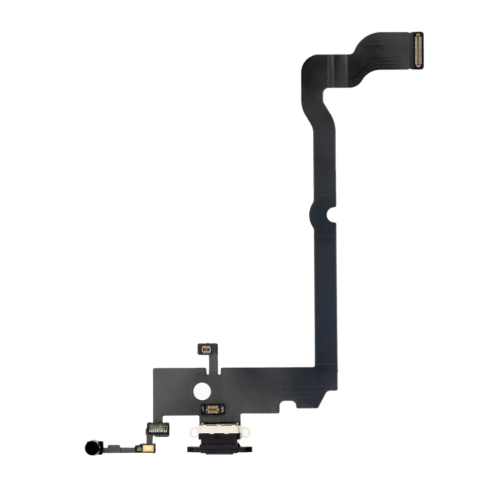 Ladebuchse-Flexkabel für iPhone XS Max (Premium) (Space Grau)