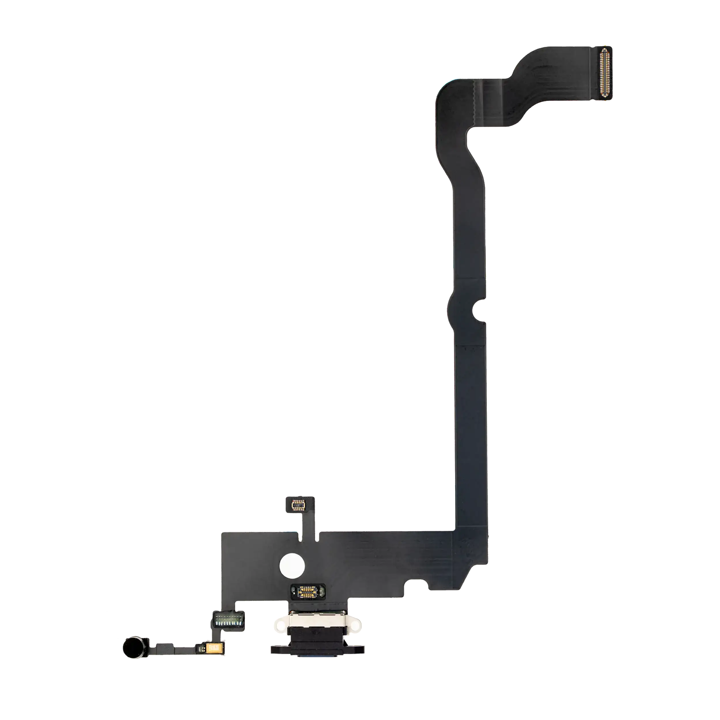 Ladebuchse-Flexkabel für iPhone XS Max (Premium) (Space Grau)