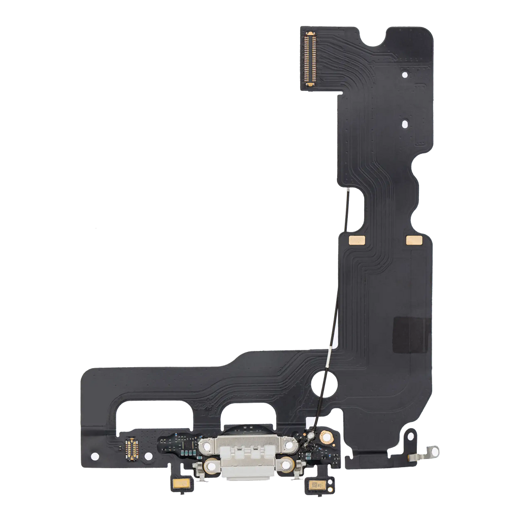 Charging Port Flex Cable for iPhone 7 Plus (Aftermarket) (Silver)
