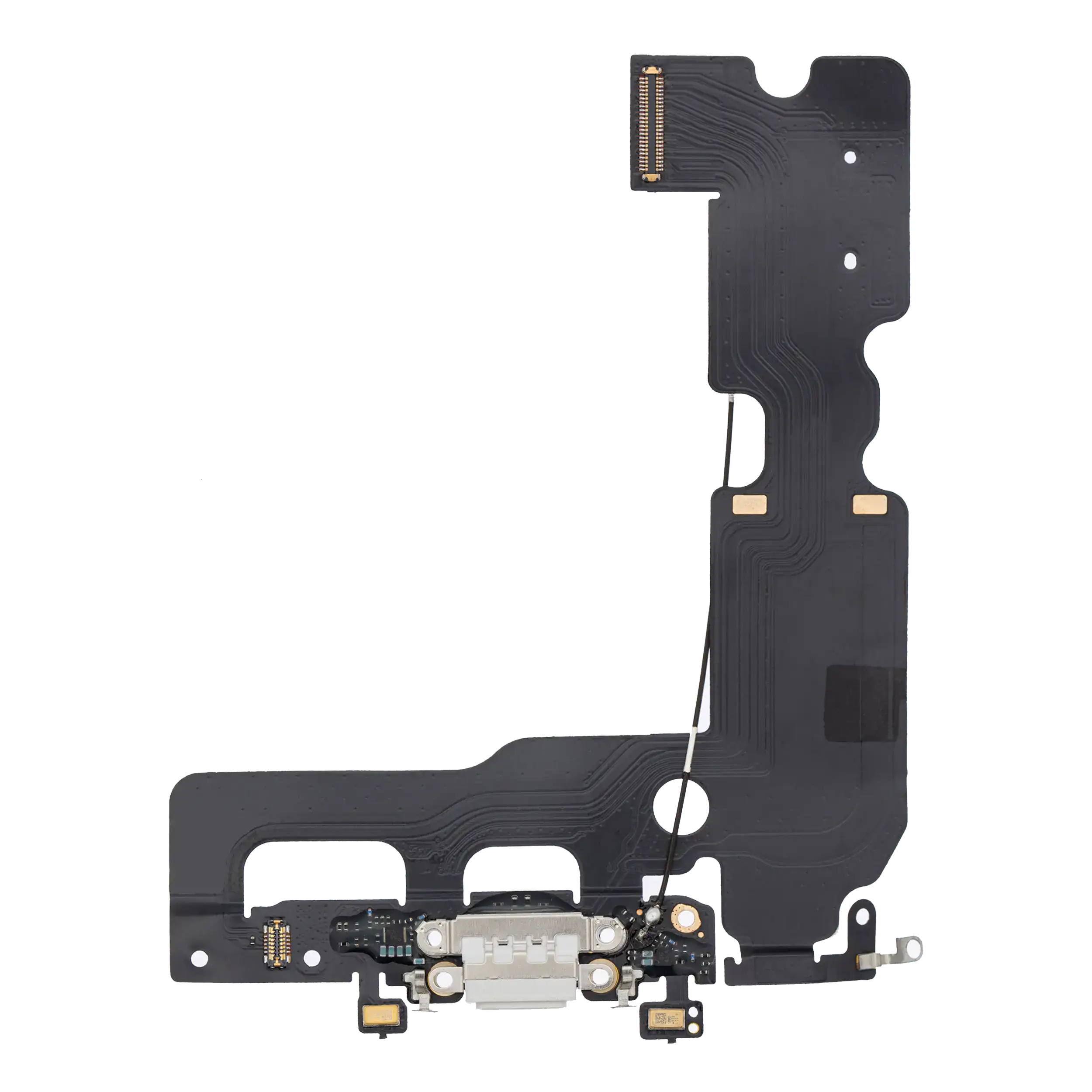 Charging Port Flex Cable for iPhone 7 Plus (Aftermarket) (Silver)