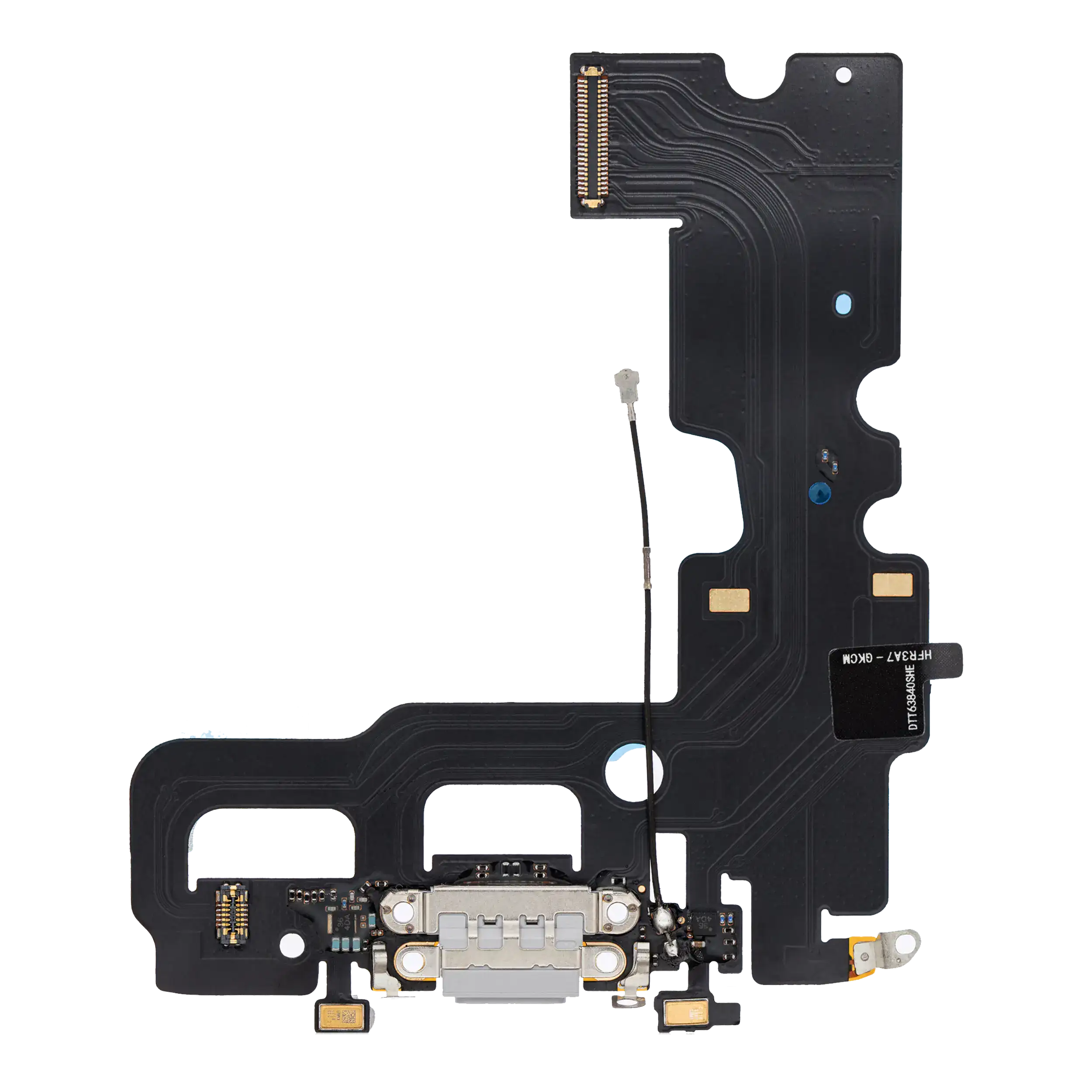 Charging Port Flex Cable for iPhone 7 (Aftermarket) (Silver)