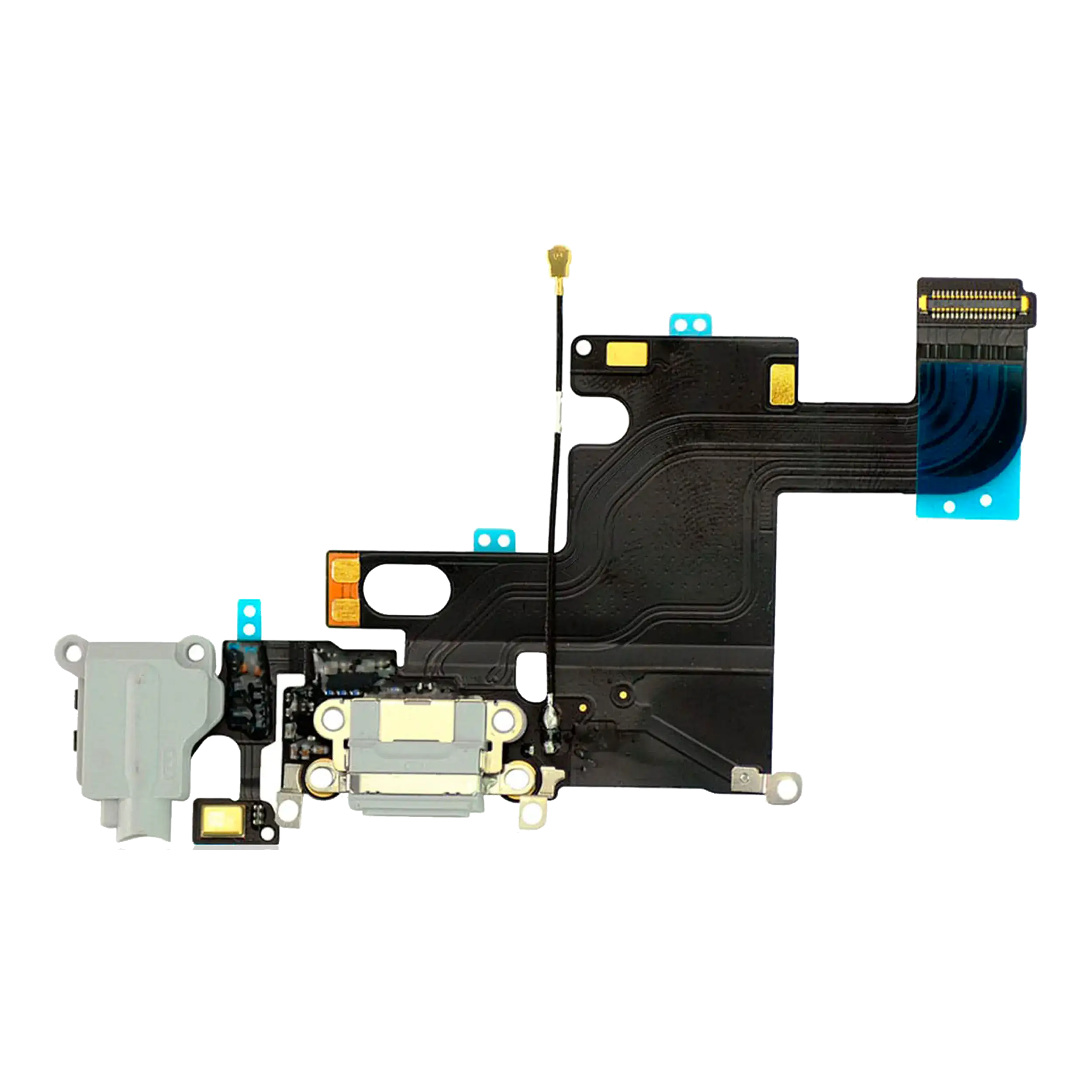 Charging Port Flex Cable for iPhone 6 (Premium) (Gold)