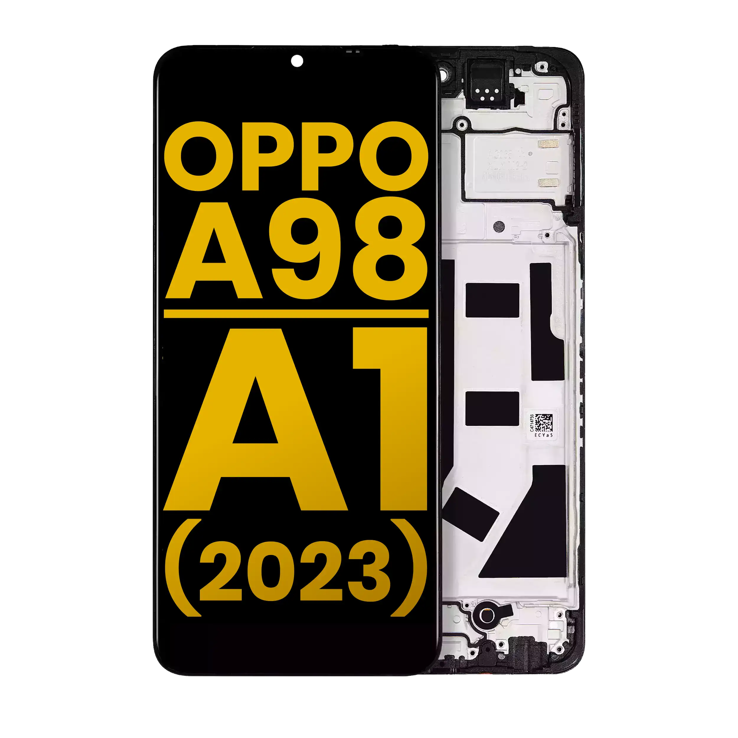 LCD Display with Frame for OPPO A98 / A1 (2023) (Refurbished) (All Colors)