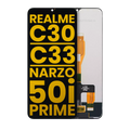 Display ohne Rahmen für Realme C33/C30/Narzo 50i Prime (Refurbished)