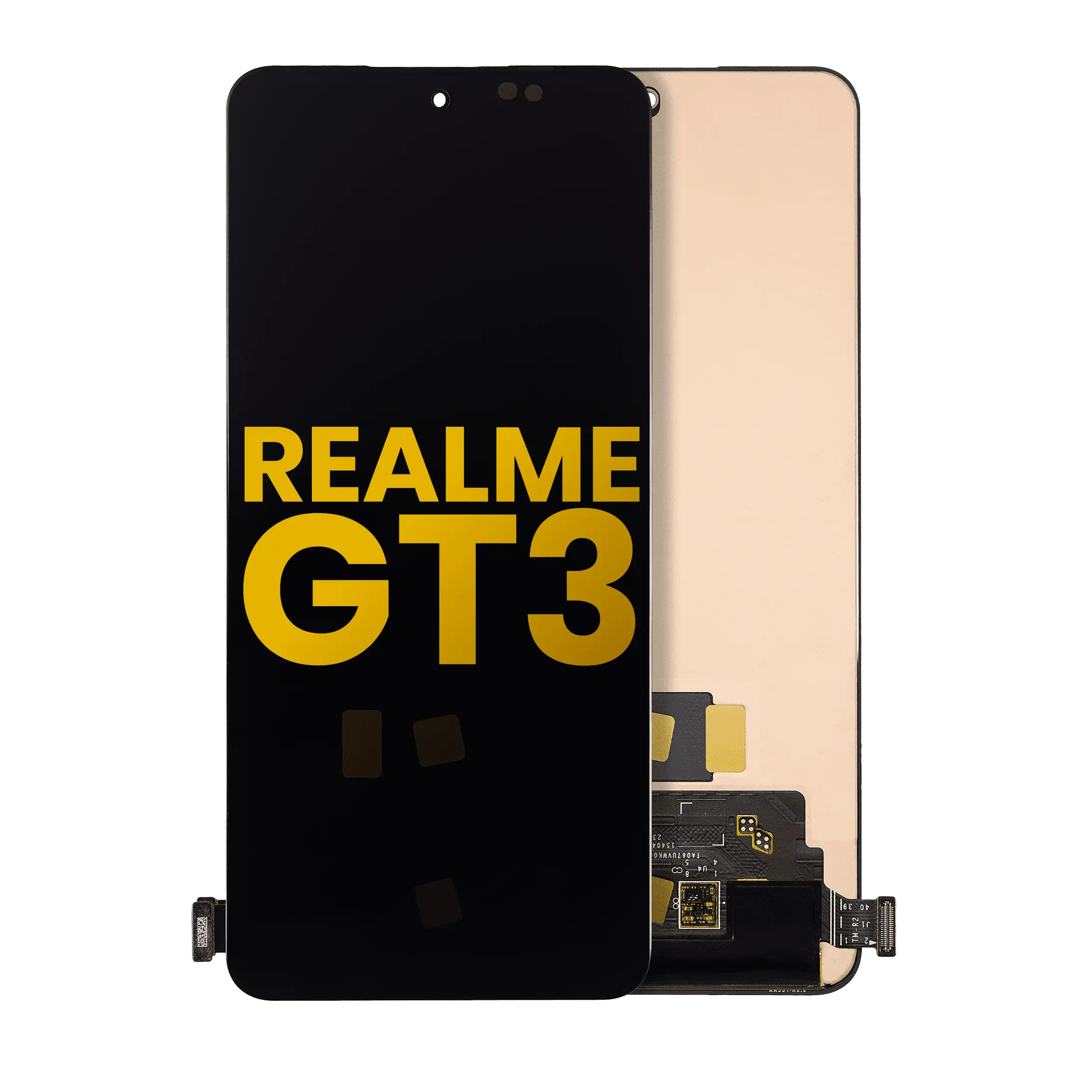 OLED-Display ohne Rahmen für Realme GT3 (Refurbished) (Alle Farben)