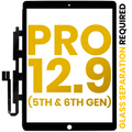Digitizer for iPad Pro 12.9" 5th Gen (2021) / 6th Gen (2022) – Premium – Glass Removal Required – All Colors