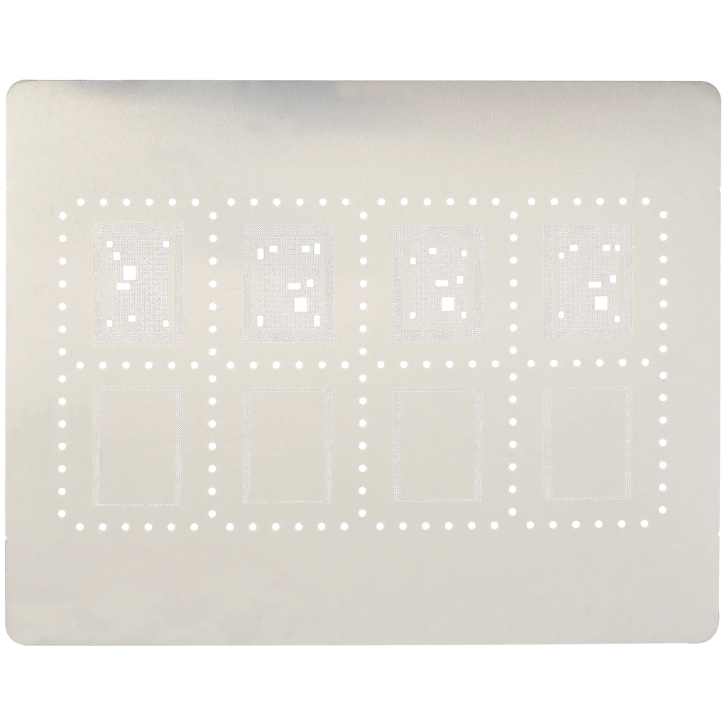 A16-A18 Pro U-APU9 0.10MM CPU RAM BGA Reballing Stencil for iPhone 15 Pro Max Amaoe