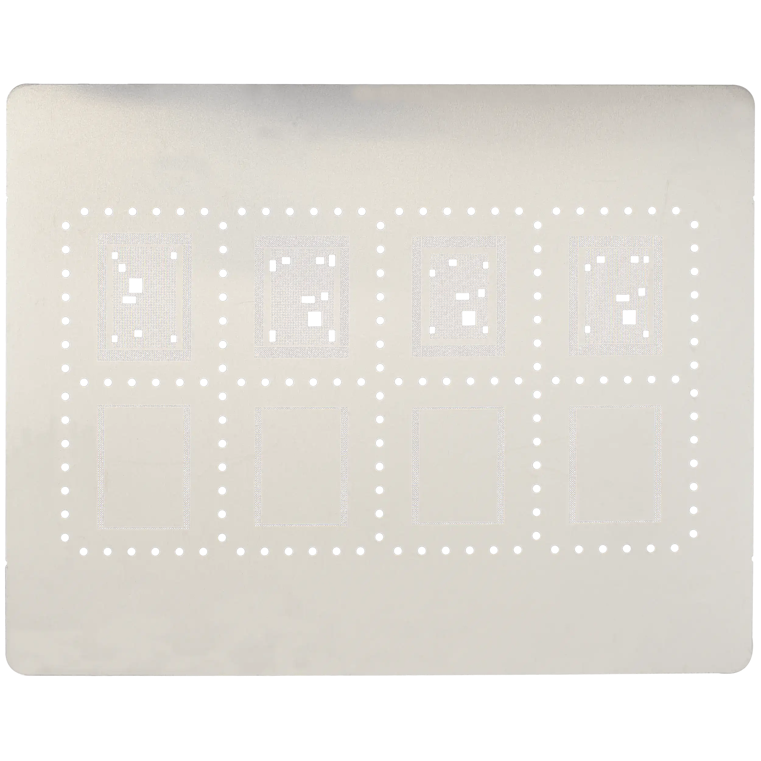 A16-A18 Pro U-APU9 0.10MM CPU RAM BGA Reballing Stencil for iPhone 15 Pro Max Amaoe
