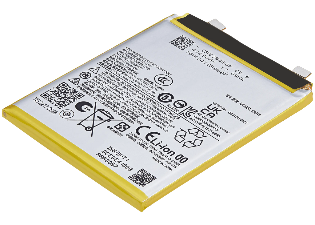 Replacement battery for Motorola Moto Edge 50 Pro (XT2403 / 2024) (QM45)