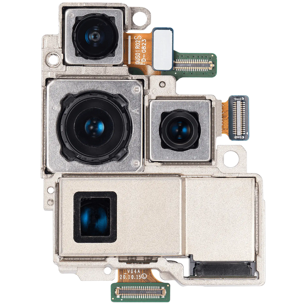 Rear Camera Assembly (Wide / Telephoto / Ultrawide / Periscope) for Samsung Galaxy S21 Ultra 5G (used OEM part, Grade A)