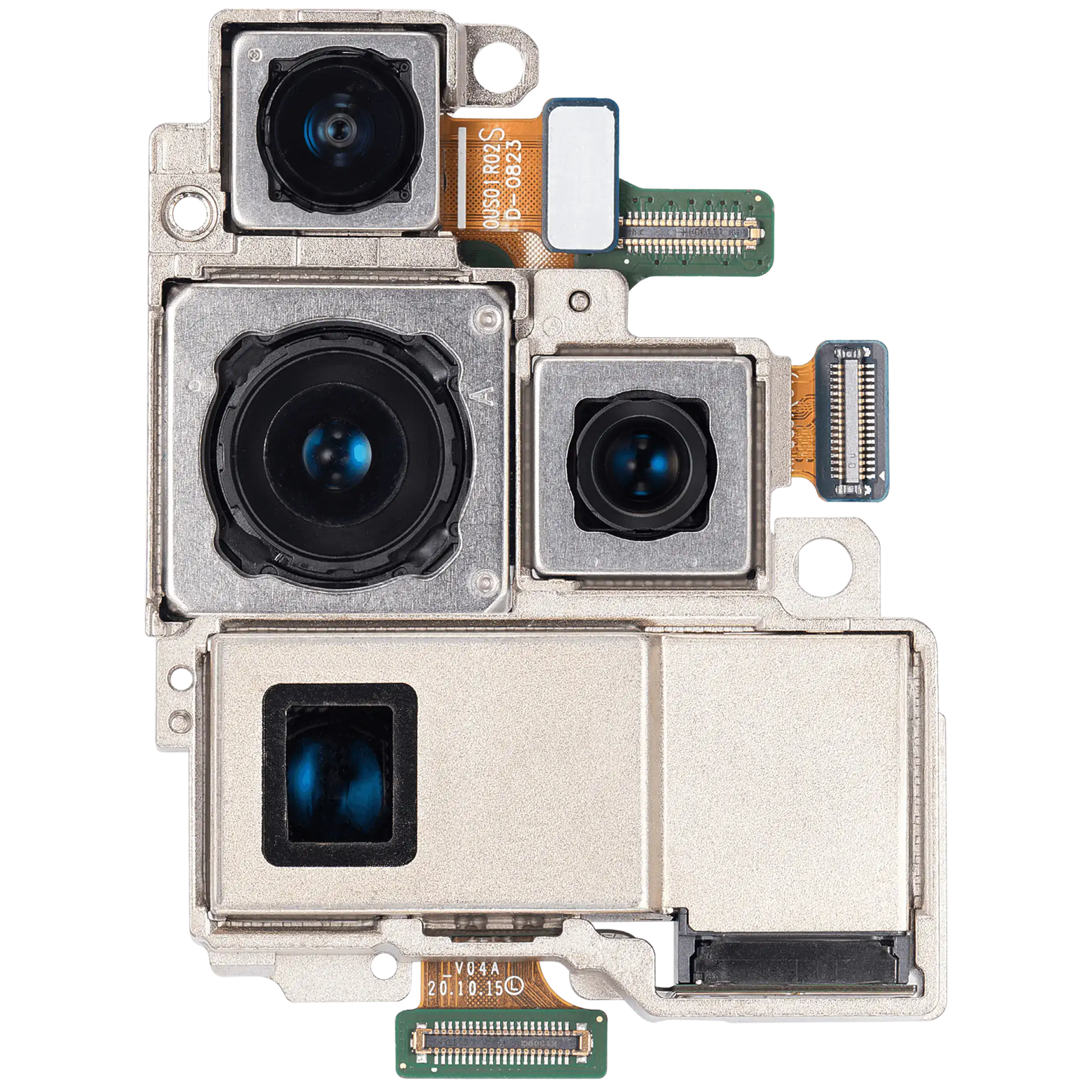 Rear Camera Assembly (Wide / Telephoto / Ultrawide / Periscope) for Samsung Galaxy S21 Ultra 5G (used OEM part, Grade A)