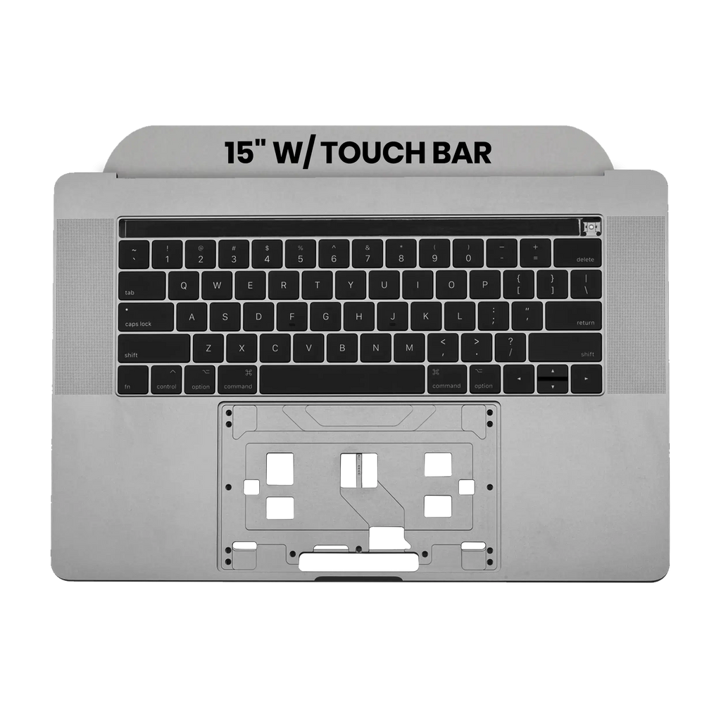 Top Case m. US-Tastatur für MacBook Pro 15" A1707 Space Grau OEM-Qualität A