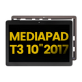 LCD-Display ohne Rahmen für Huawei MediaPad T3 10" 2017 (Refurbished) (Schwarz)