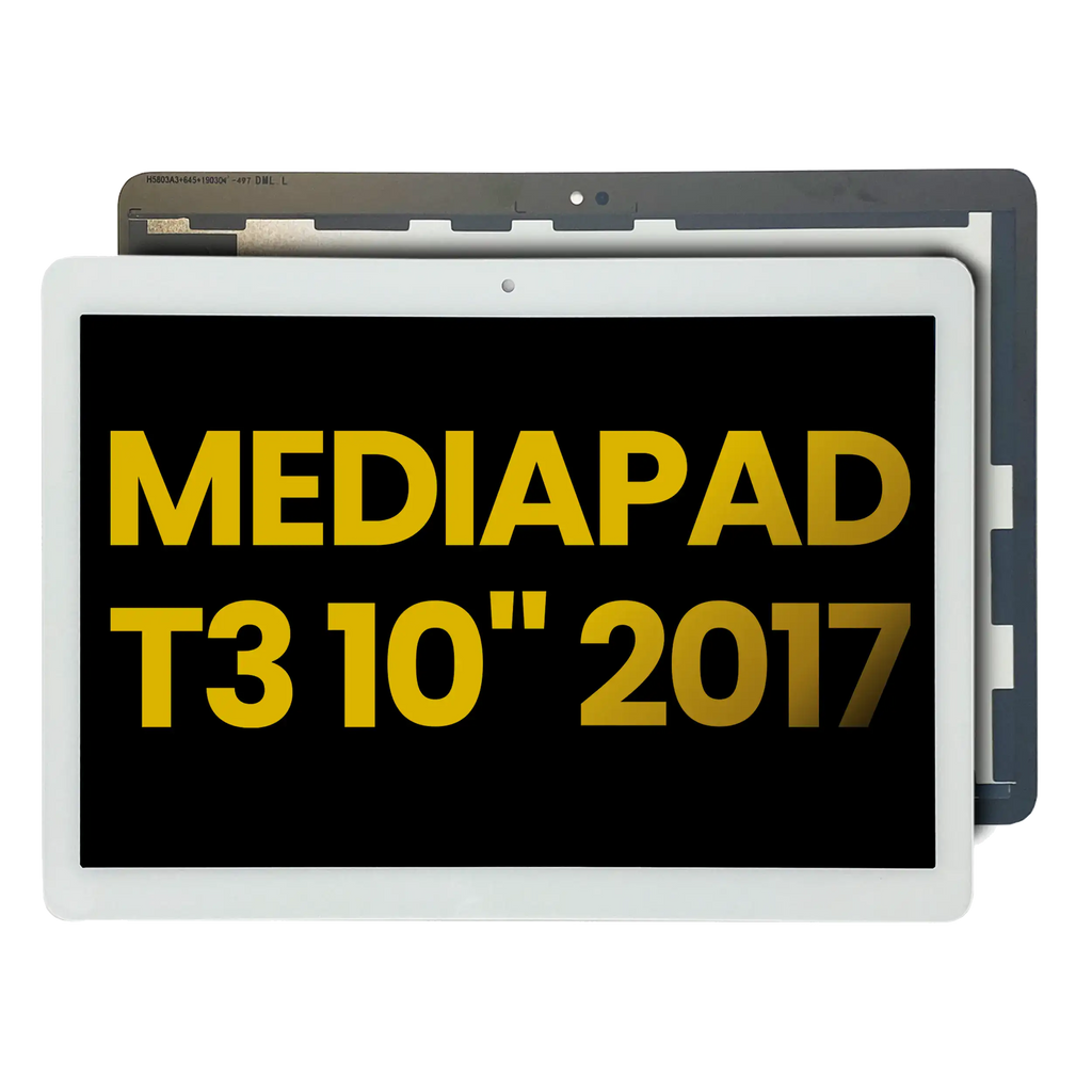 LCD-Display ohne Rahmen für Huawei MediaPad T3 10" 2017 (Refurbished) (Weiß)