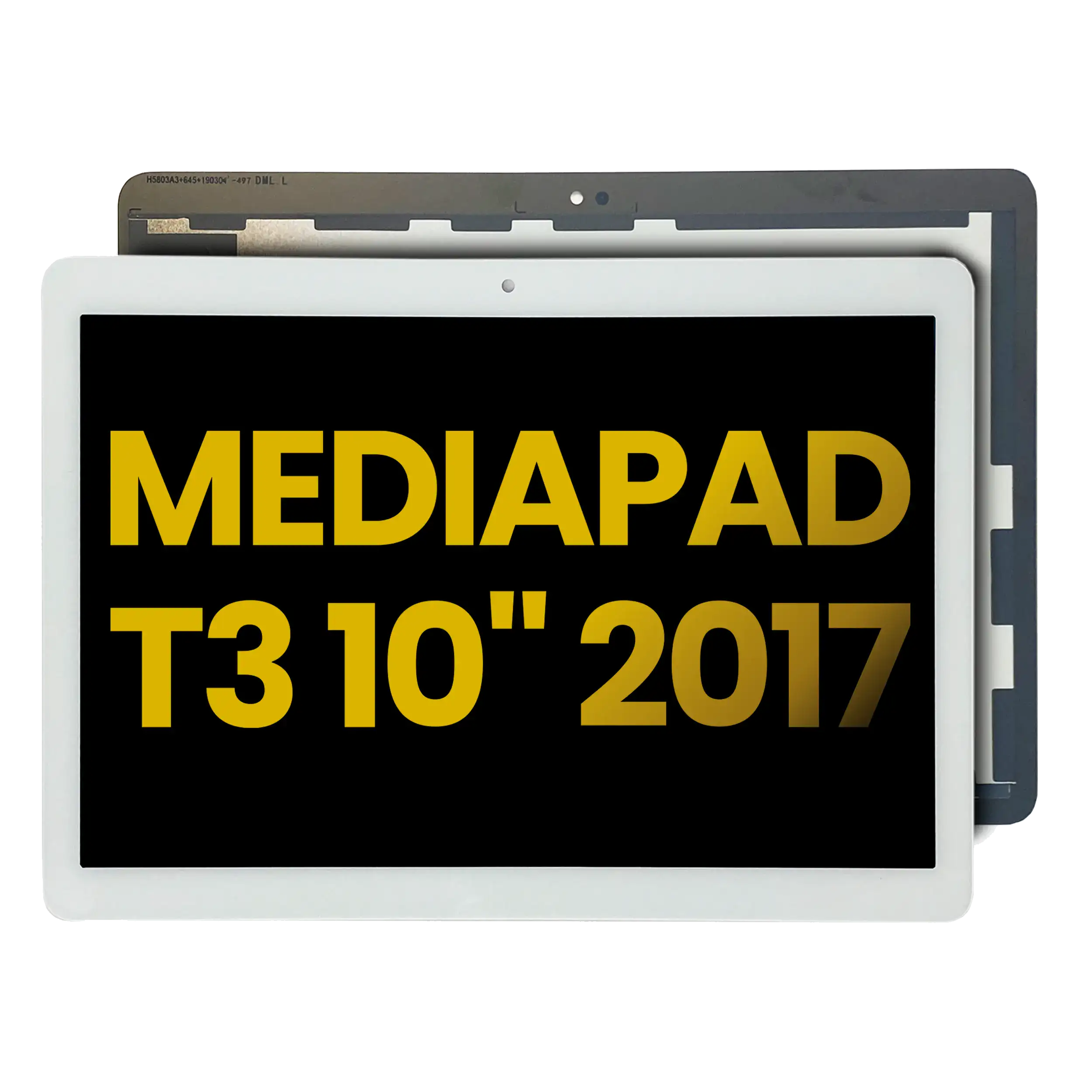 LCD-Display ohne Rahmen für Huawei MediaPad T3 10" 2017 (Refurbished) (Weiß)