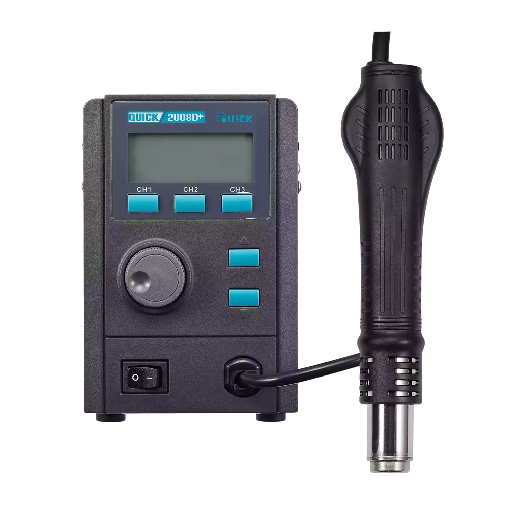 2008D+ Desoldering and Hot Air Station with Digital Display (Quick, 110V / North America)
