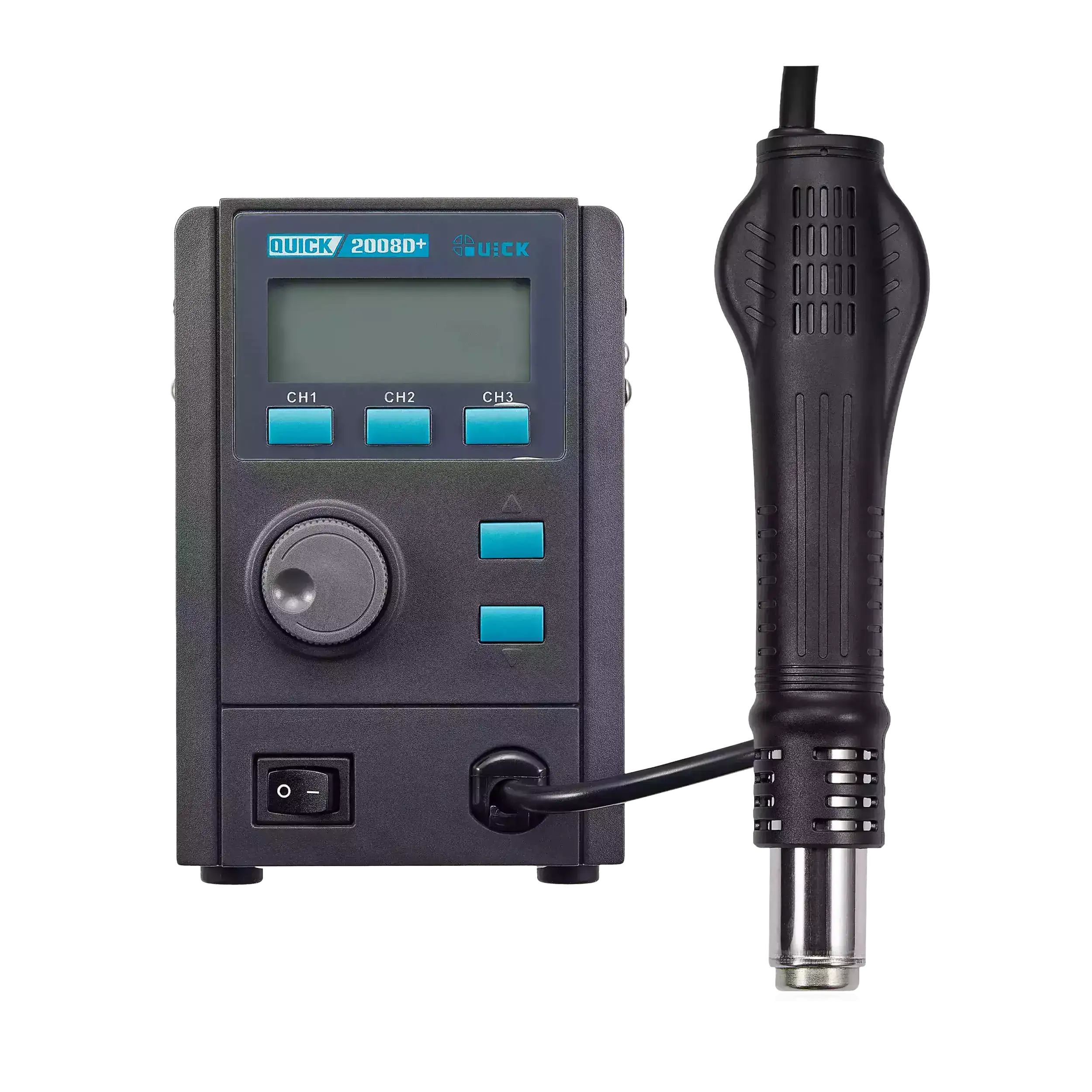 2008D+ Desoldering and Hot Air Station with Digital Display (Quick, 110V / North America)
