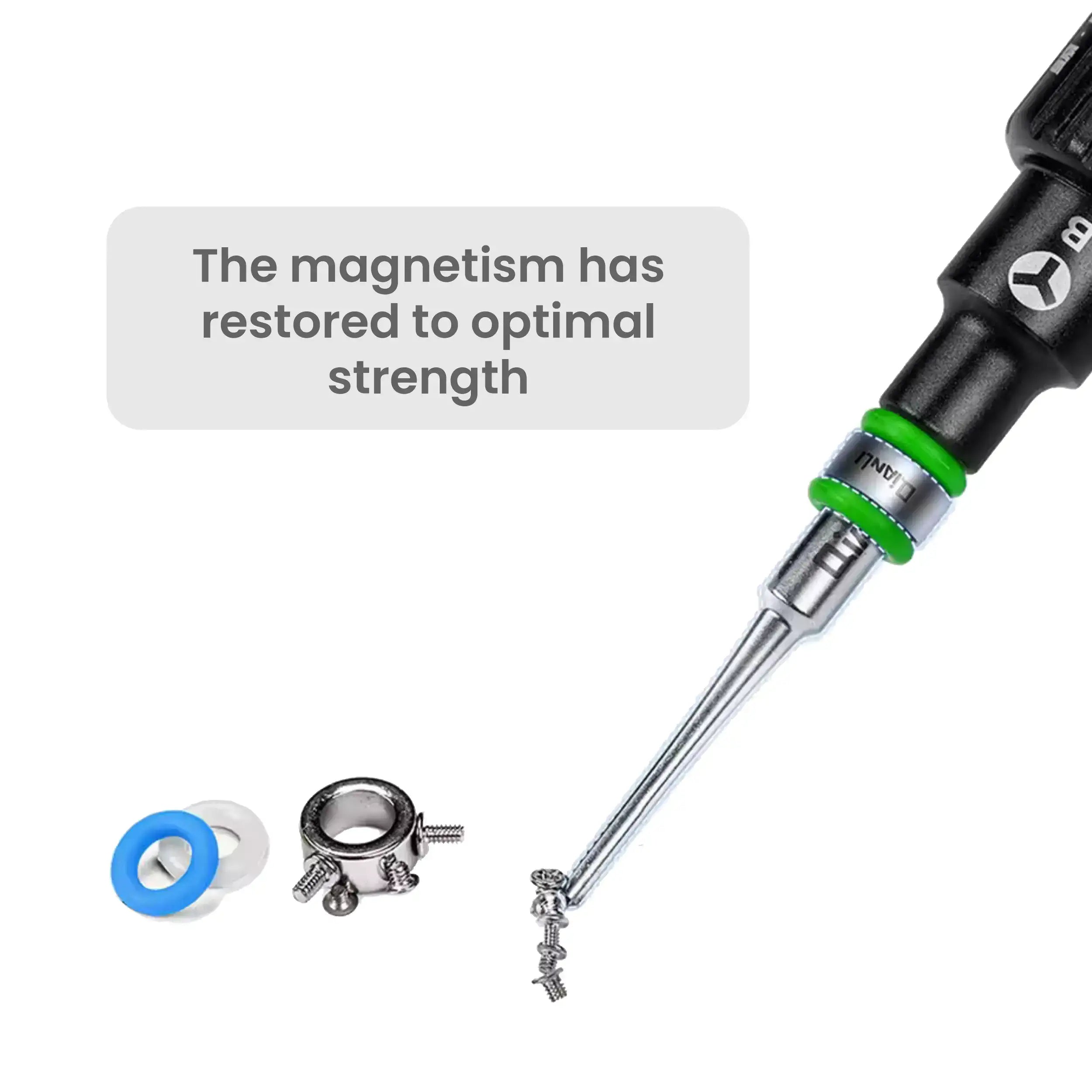 Mehrfarbiger Schraubendreher-Bit-Magnetisierer (Qianli)