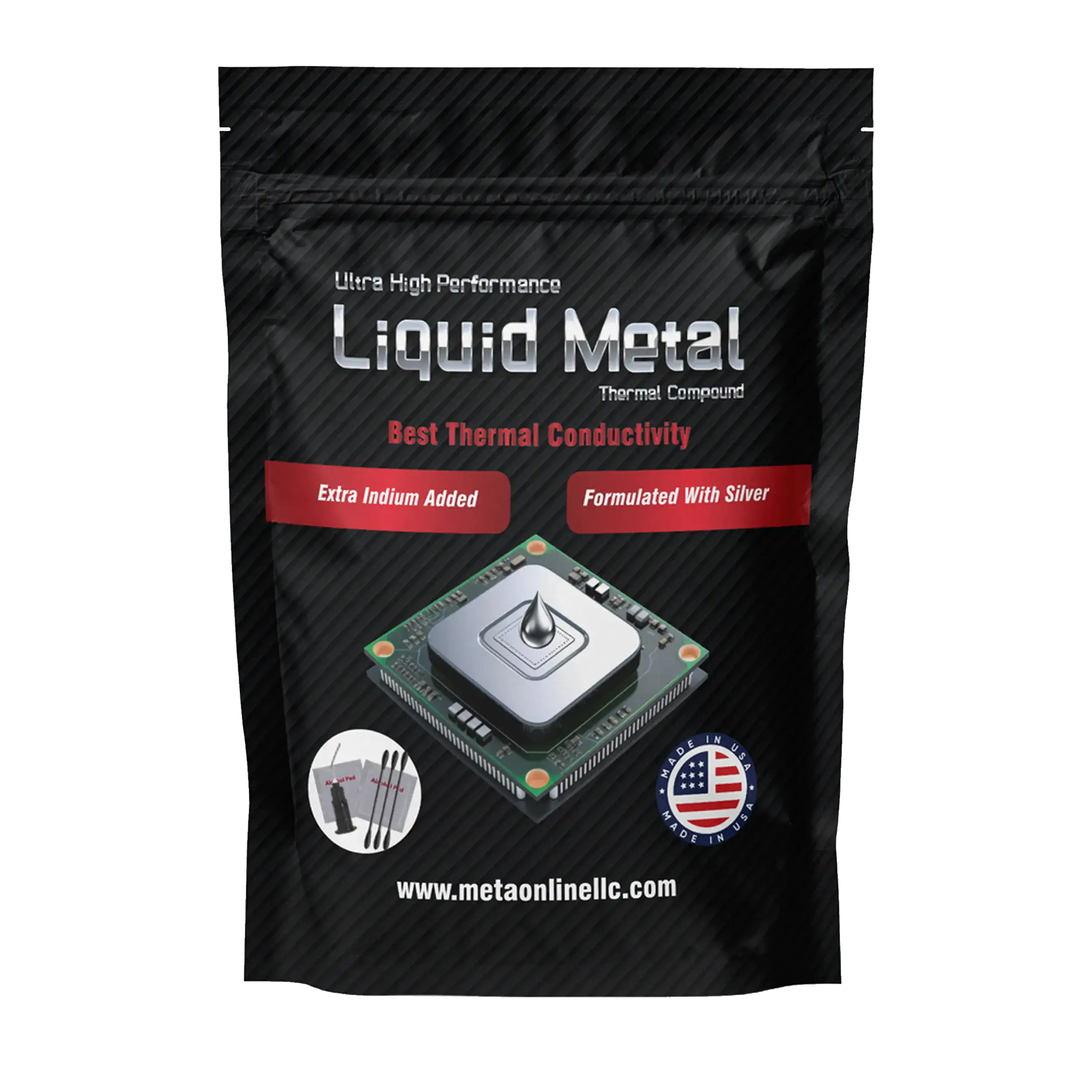Flüssigmetall-Wärmeleitpaste für PS5/PC/GPU 130W/mK 5g (PolarTronix)