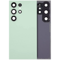 Backcover mit Kameralinse Samsung S24 Ultra ohne Logo AP Titan Grün