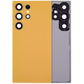Backcover m. Kameralinse ohne Logo Samsung S24 Ultra Ti.Orange Afterm. Plus
