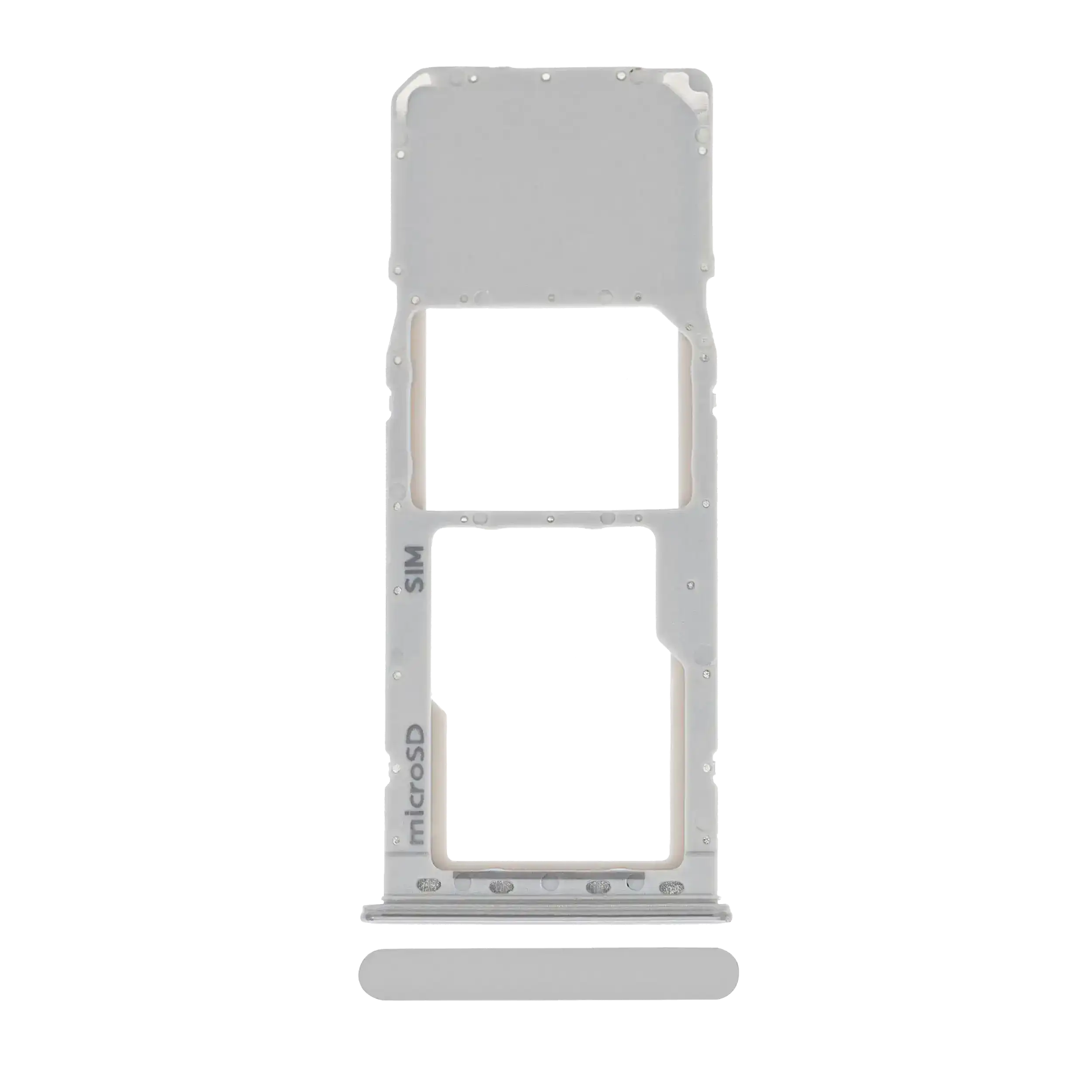 Single-SIM-Kartenfach Samsung Galaxy A20/A30/A50 Silber