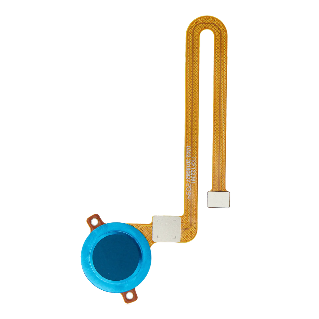 Fingerprint Sensor with Flex Cable for Motorola Moto E6 Play (XT2029/2019) (Turquoise Blue)