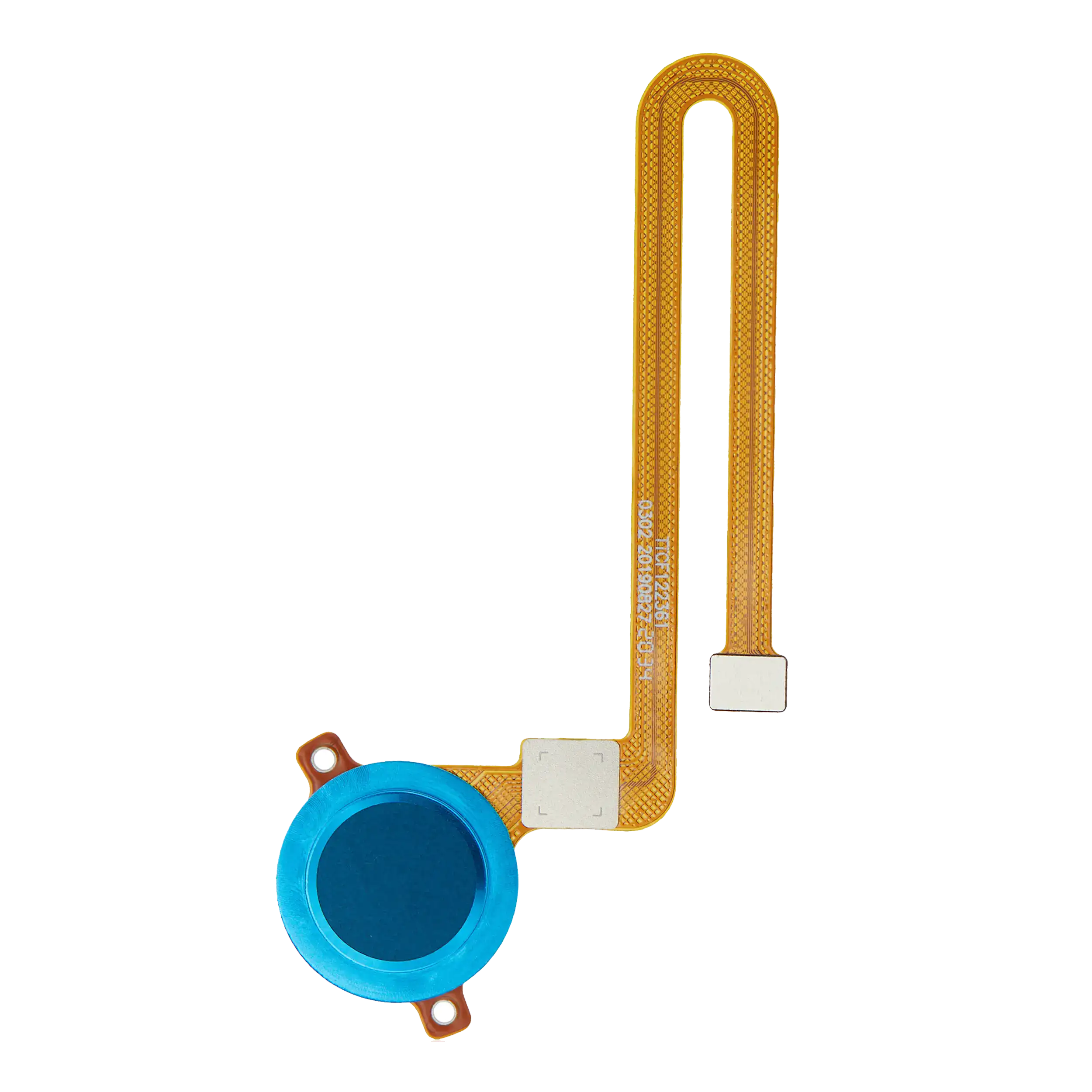 Fingerprint Sensor with Flex Cable for Motorola Moto E6 Play (XT2029/2019) (Turquoise Blue)