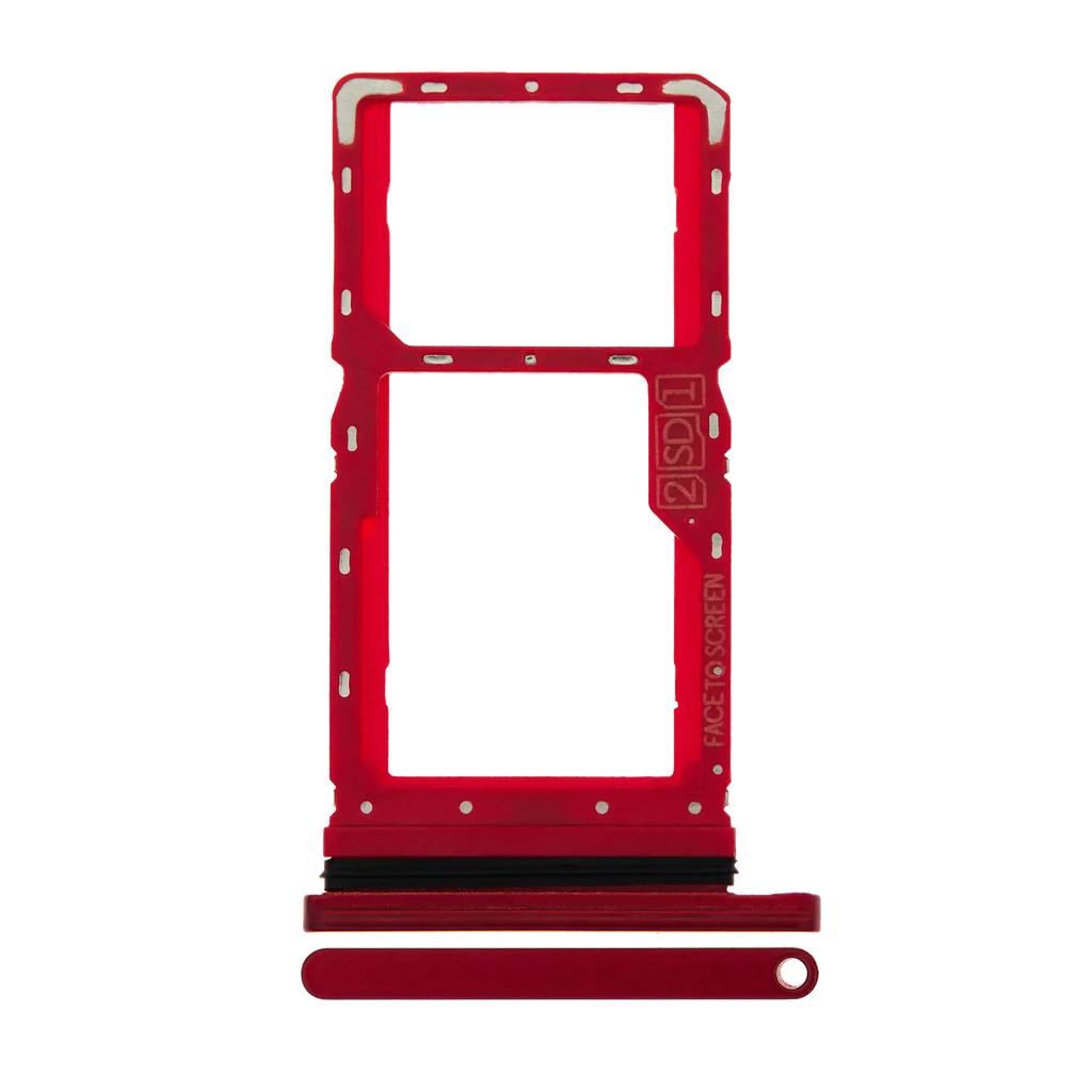 Dual SIM-Kartenschachtel für Motorola Moto G8 Play (XT2015/2019) in Magenta Rot