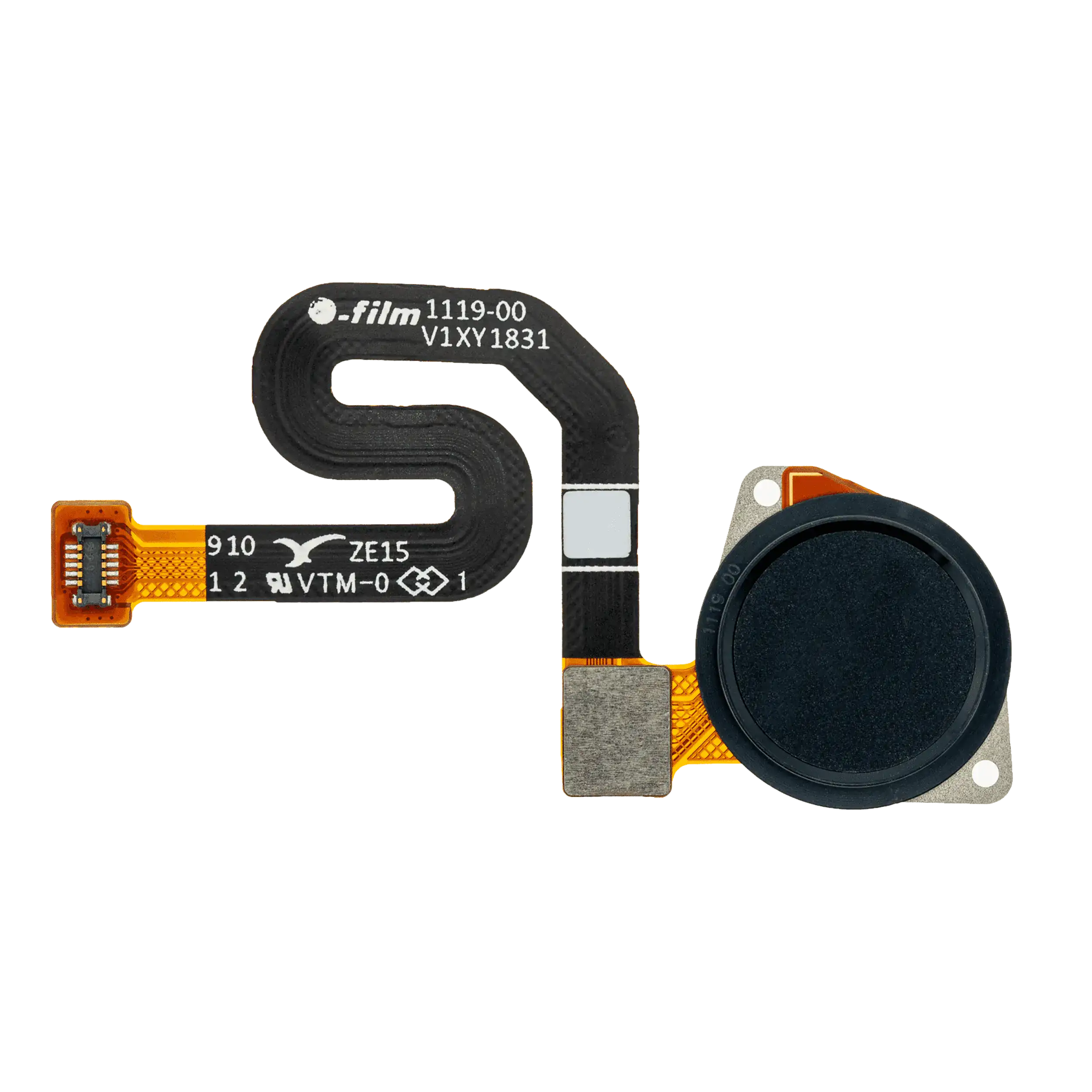 Fingerabdruckscanner mit Flexkabel für Motorola Moto G7 Power Schwarz