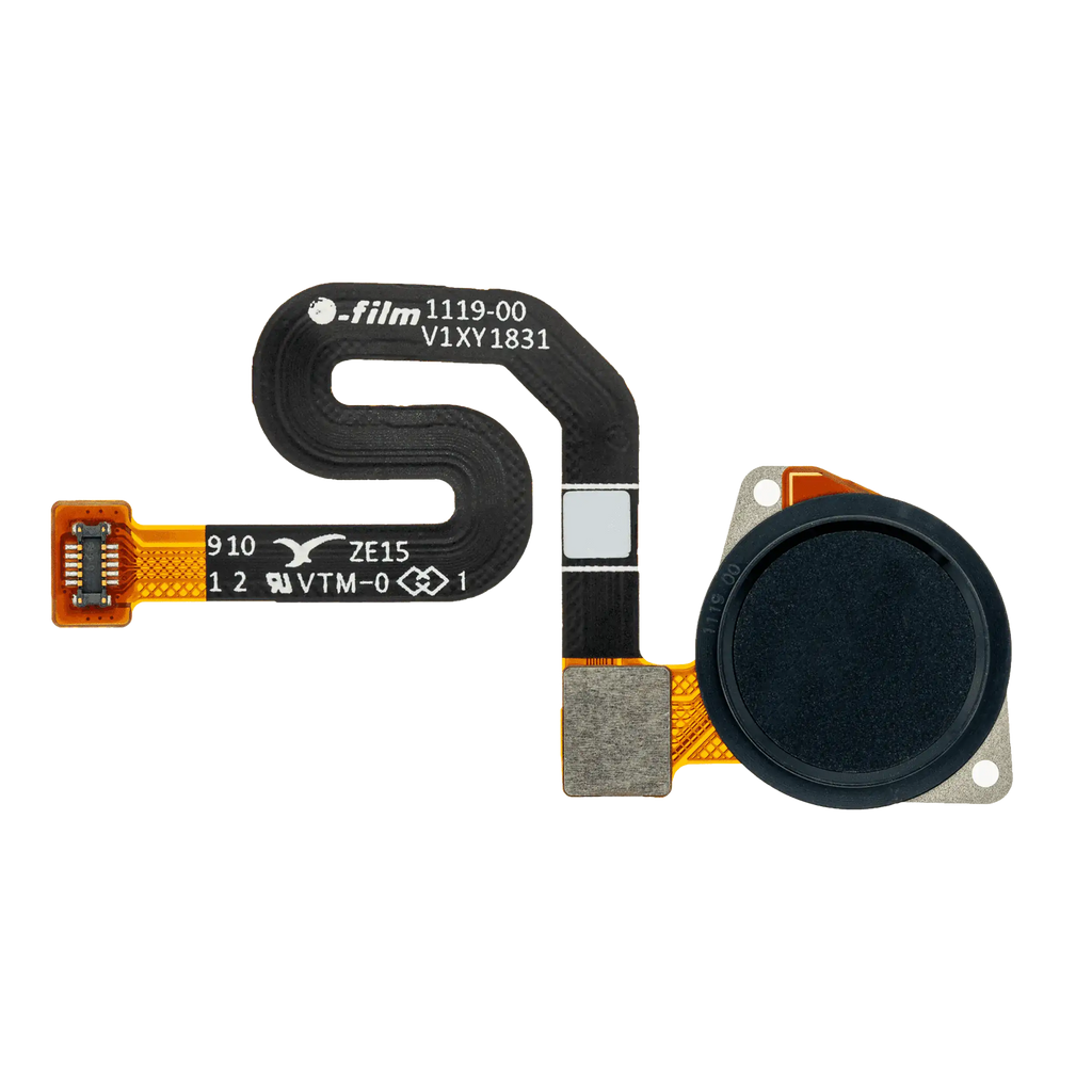 Fingerabdruckscanner mit Flexkabel für Motorola Moto G7 Power Schwarz