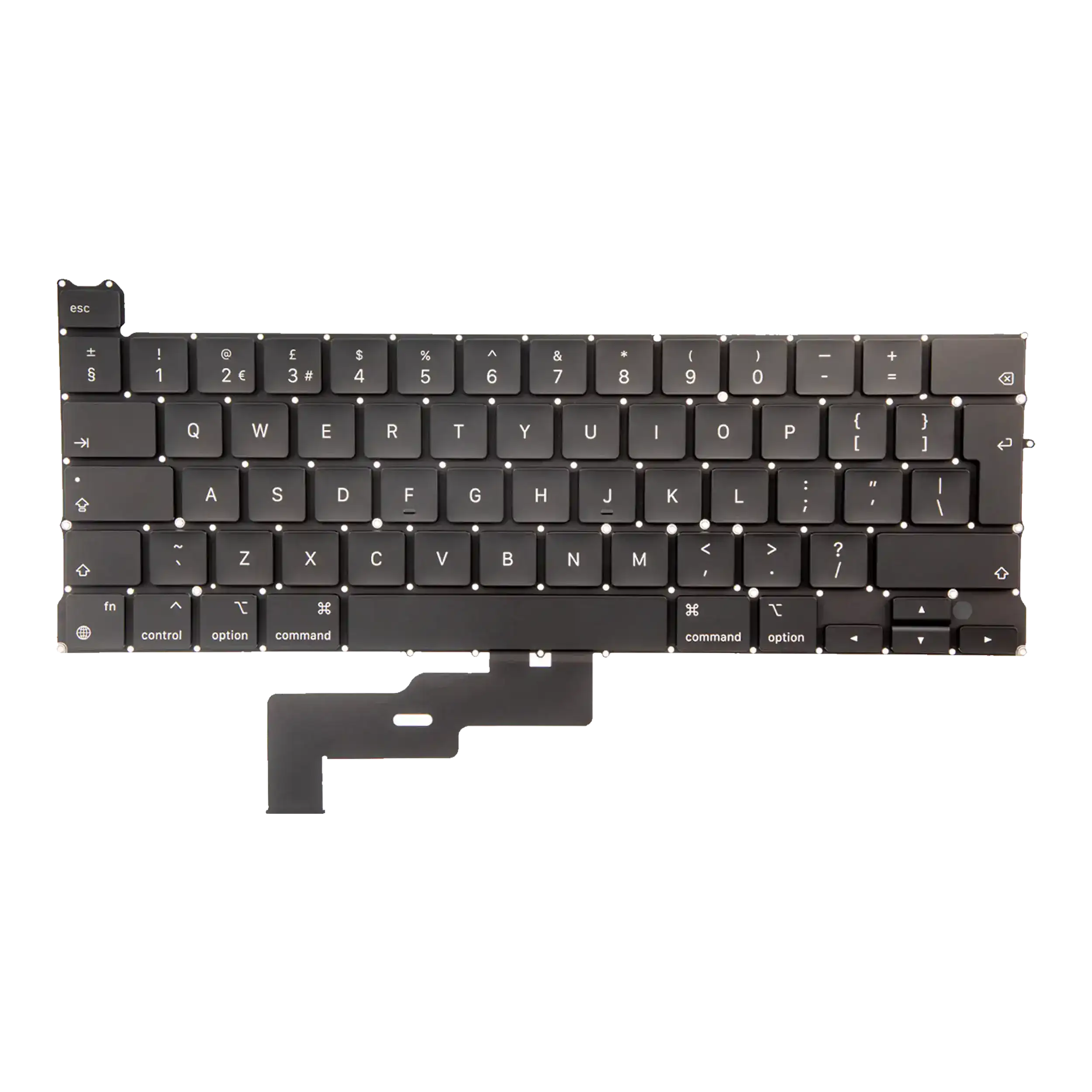MacBook Pro 13 A2338 2020 Tastatur beleuchtet inkl. Schrauben UK English