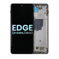 OLED-Display mit Rahmen für Motorola Edge XT2405 2024 Original OEM Schwarz
